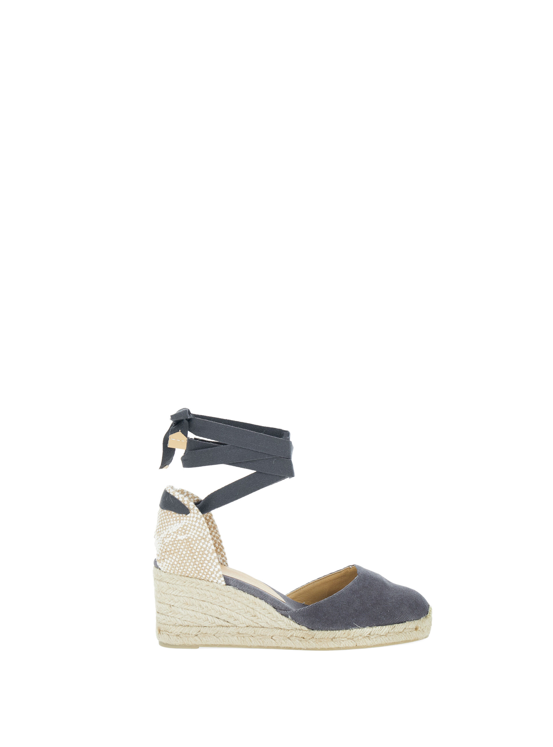 CASTAÑER Espadrillas con zeppa GRIGIO