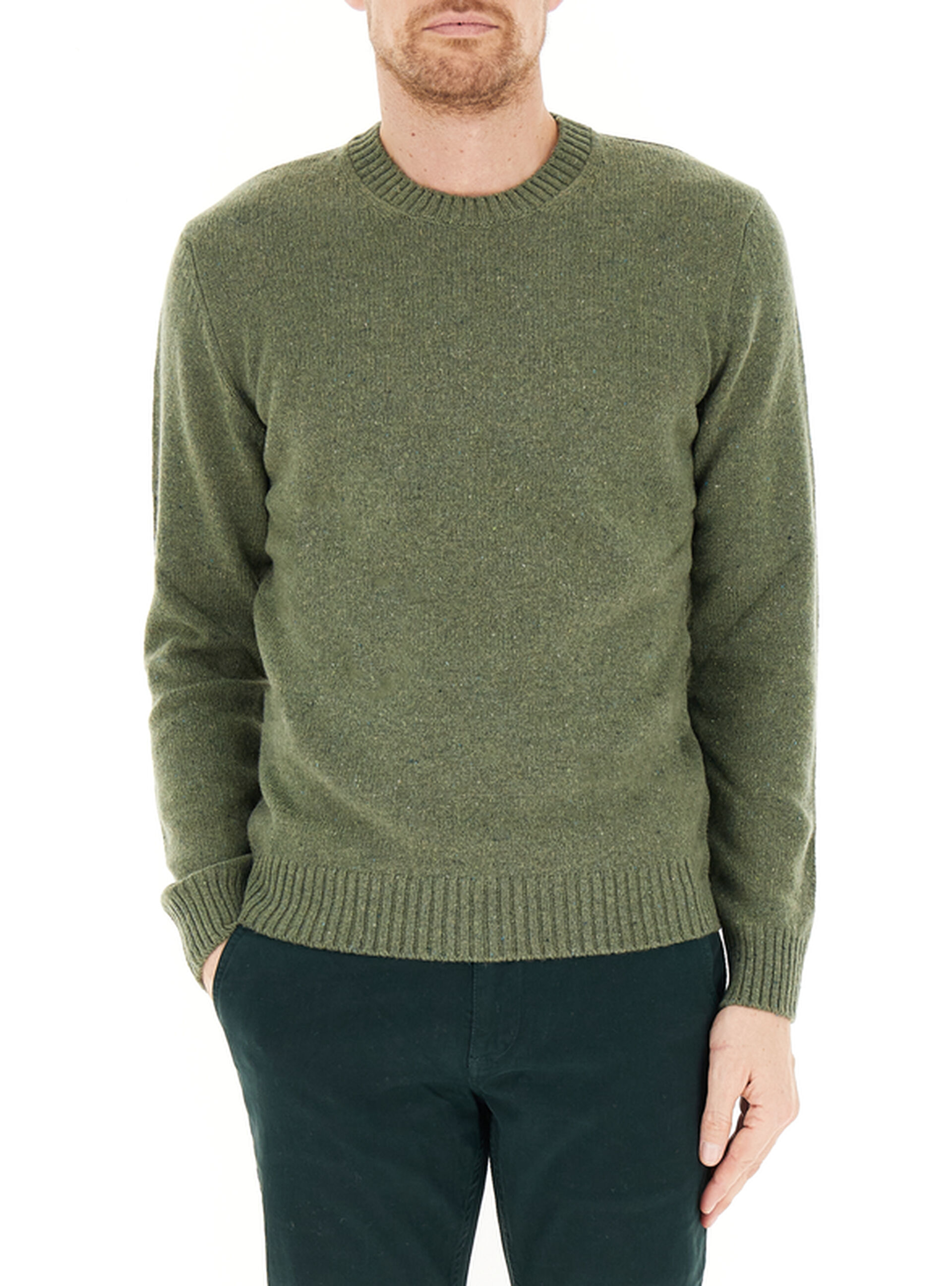 Maglione girocollo VERDE OLIVA 54