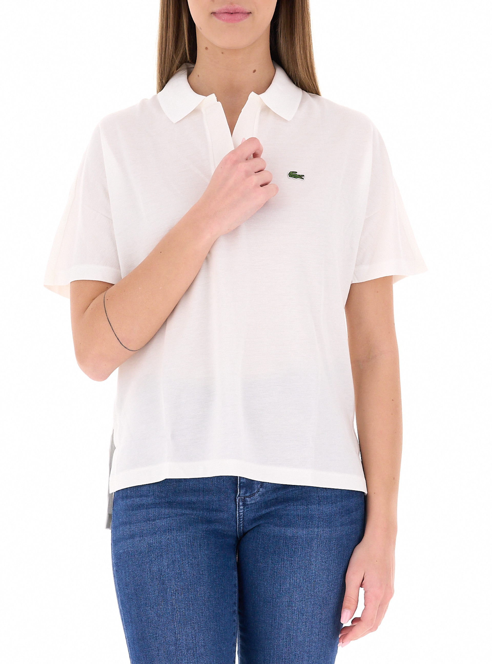 Lacoste Polo maniche corte PANNA