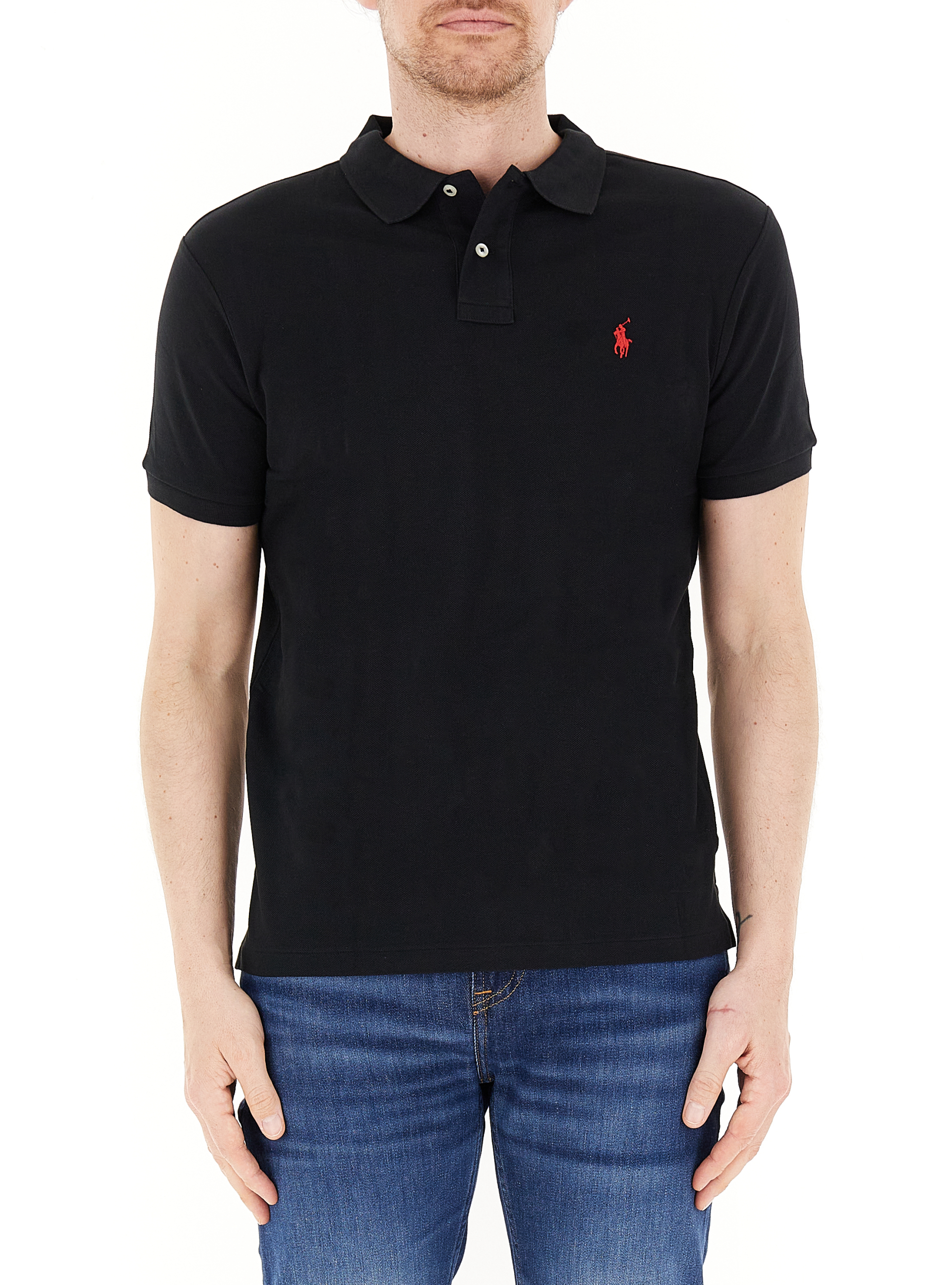 Ralph Lauren Polo slim POLO NERO