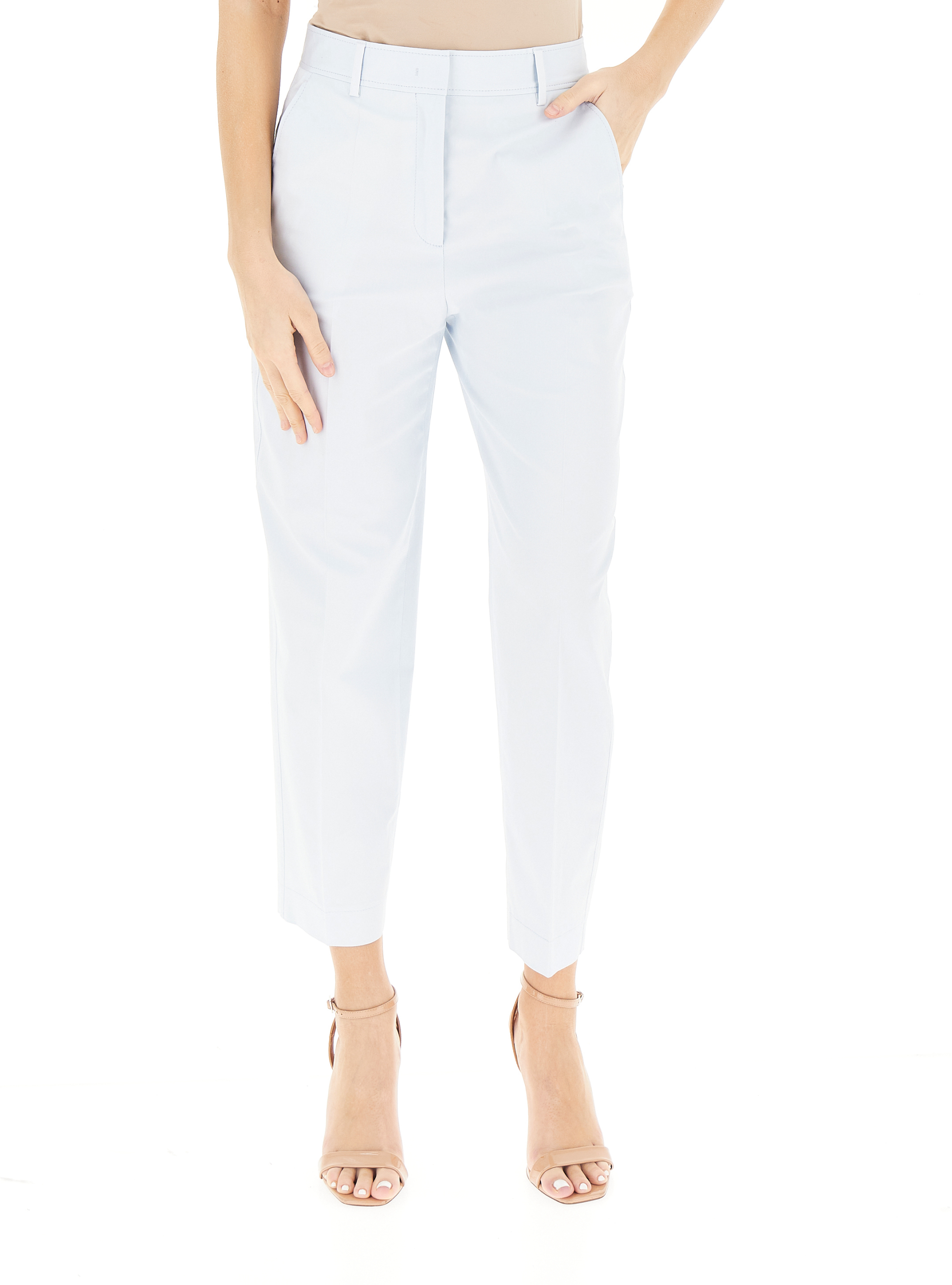 Pantalone a sigaretta BOSS AZZURRO CHIARO 38