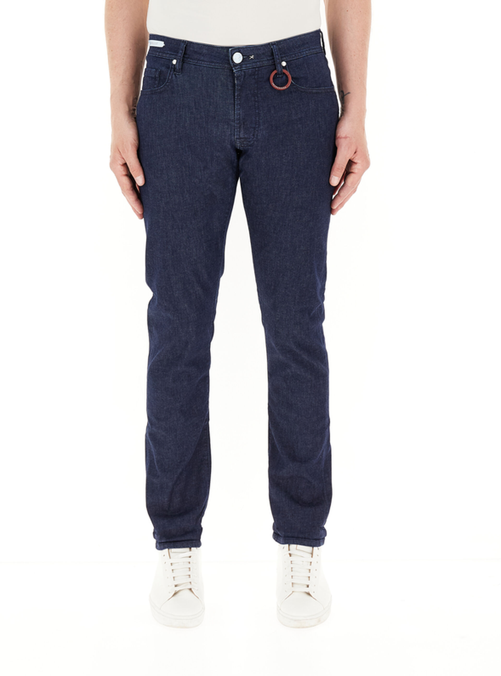 Jeans straight leg BLU SCURO