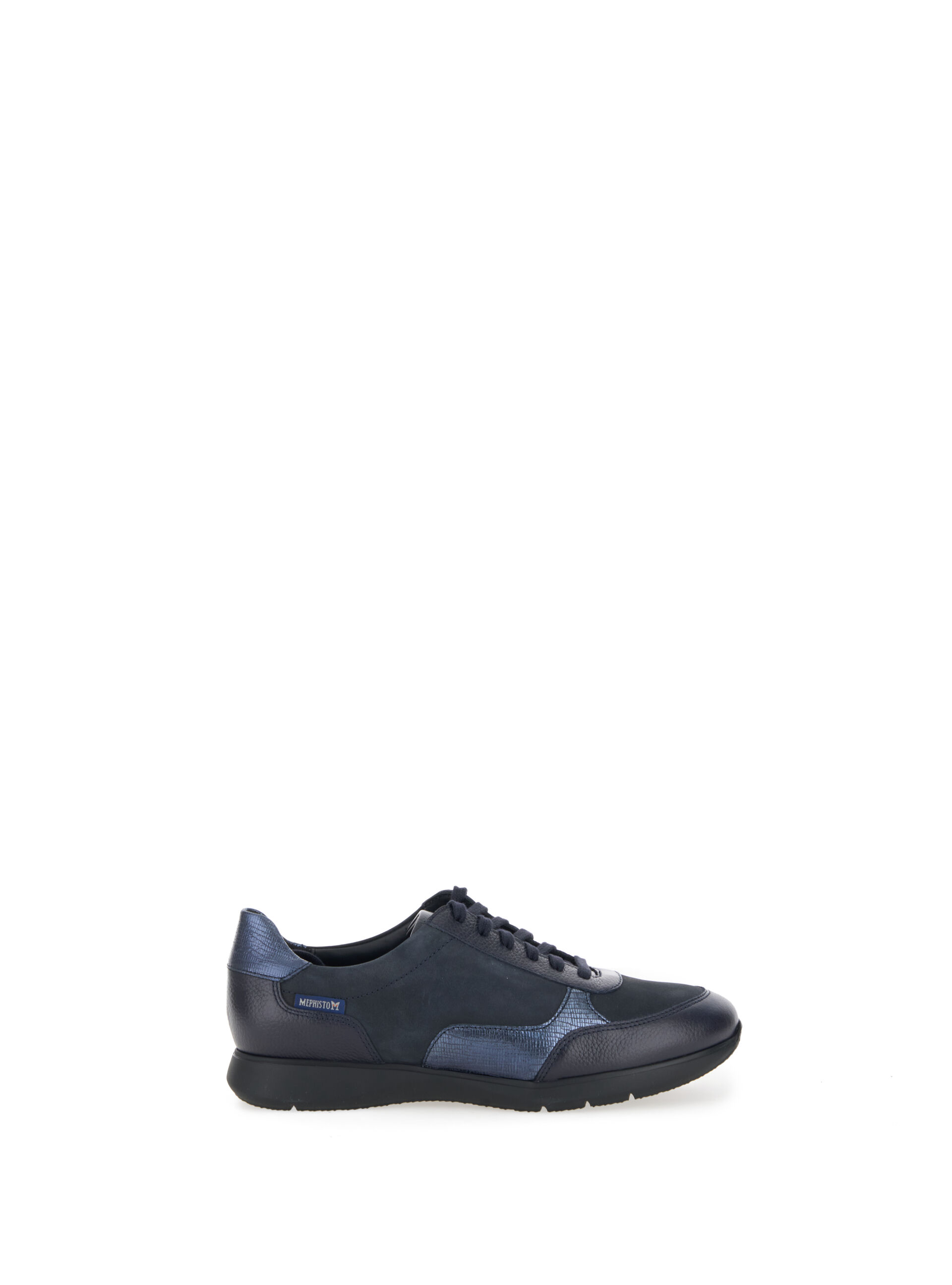 Sneakers in pelle BLU NAVY 3.5