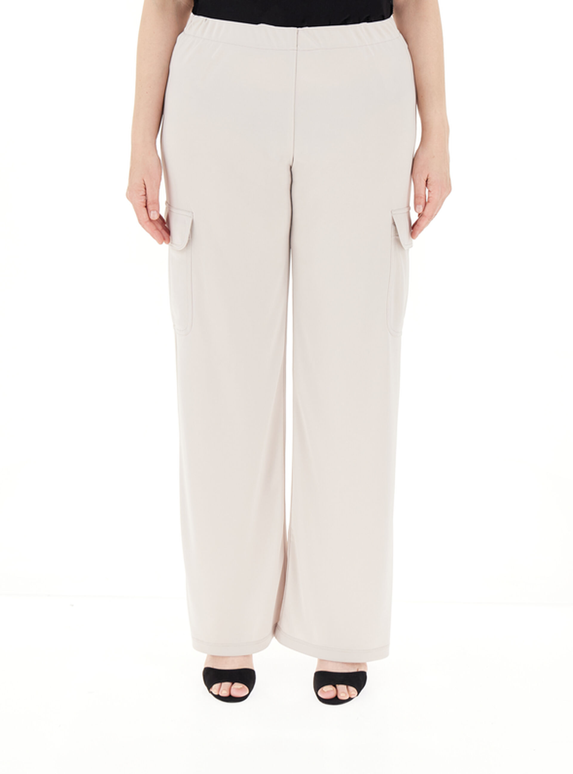 Pantalone gamba dritta BEIGE S