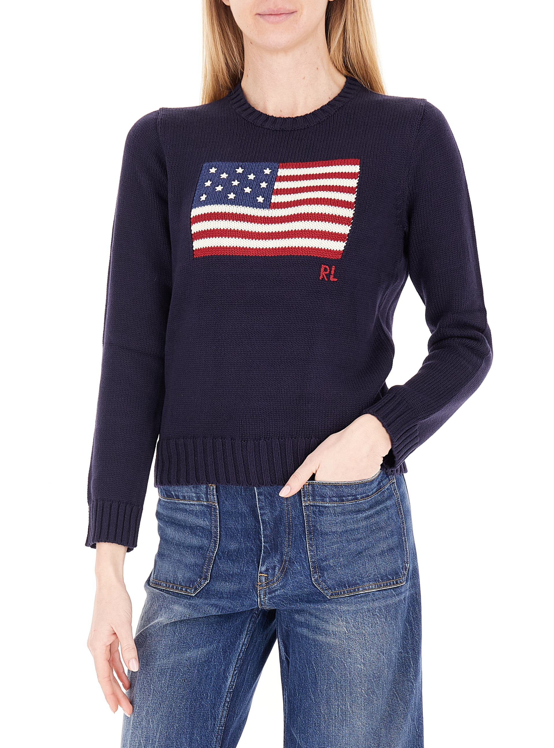 Maglione girocollo POLO BLU NAVY XS