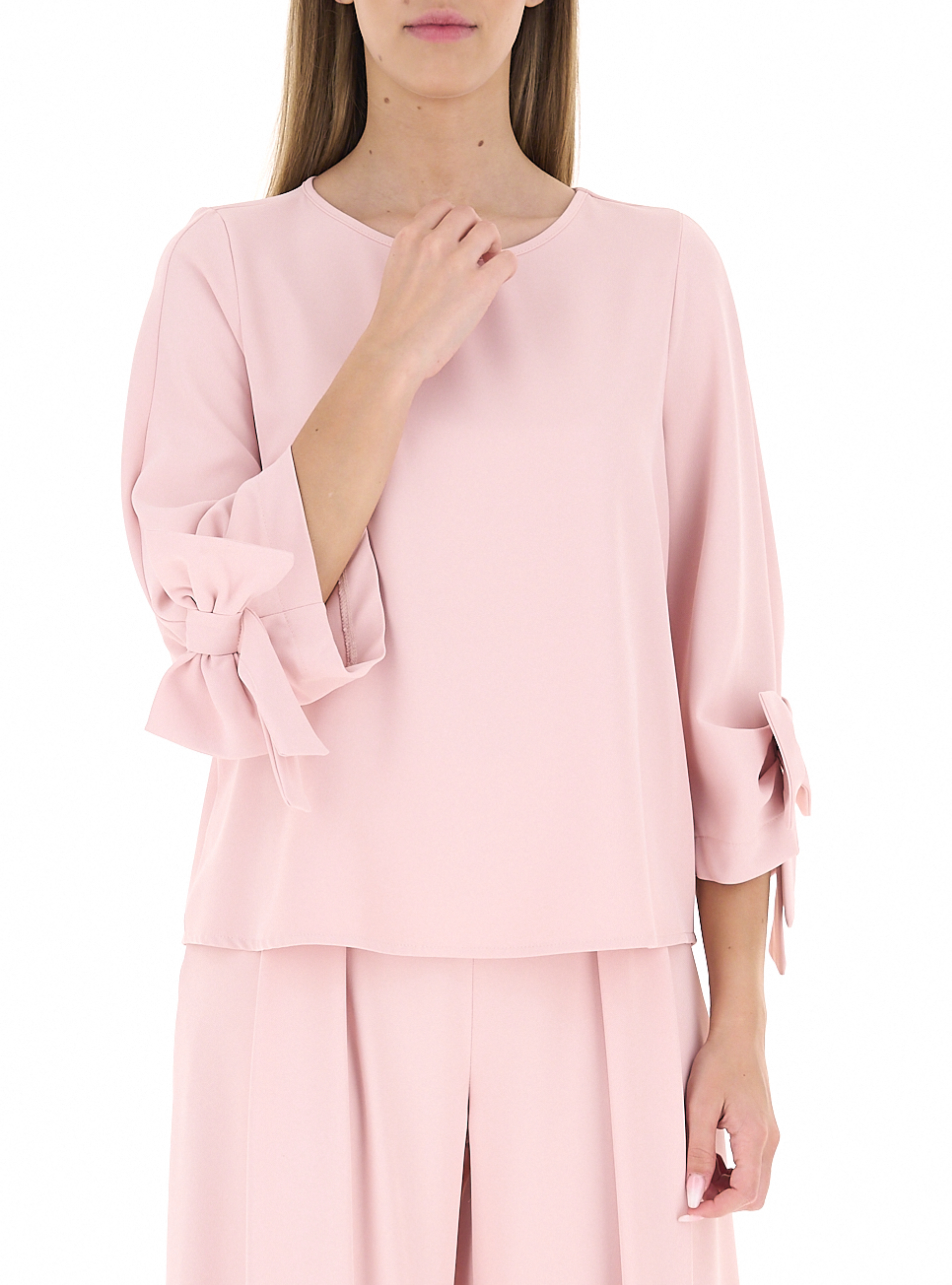 Blusa con dettagli ROSA CHIARO