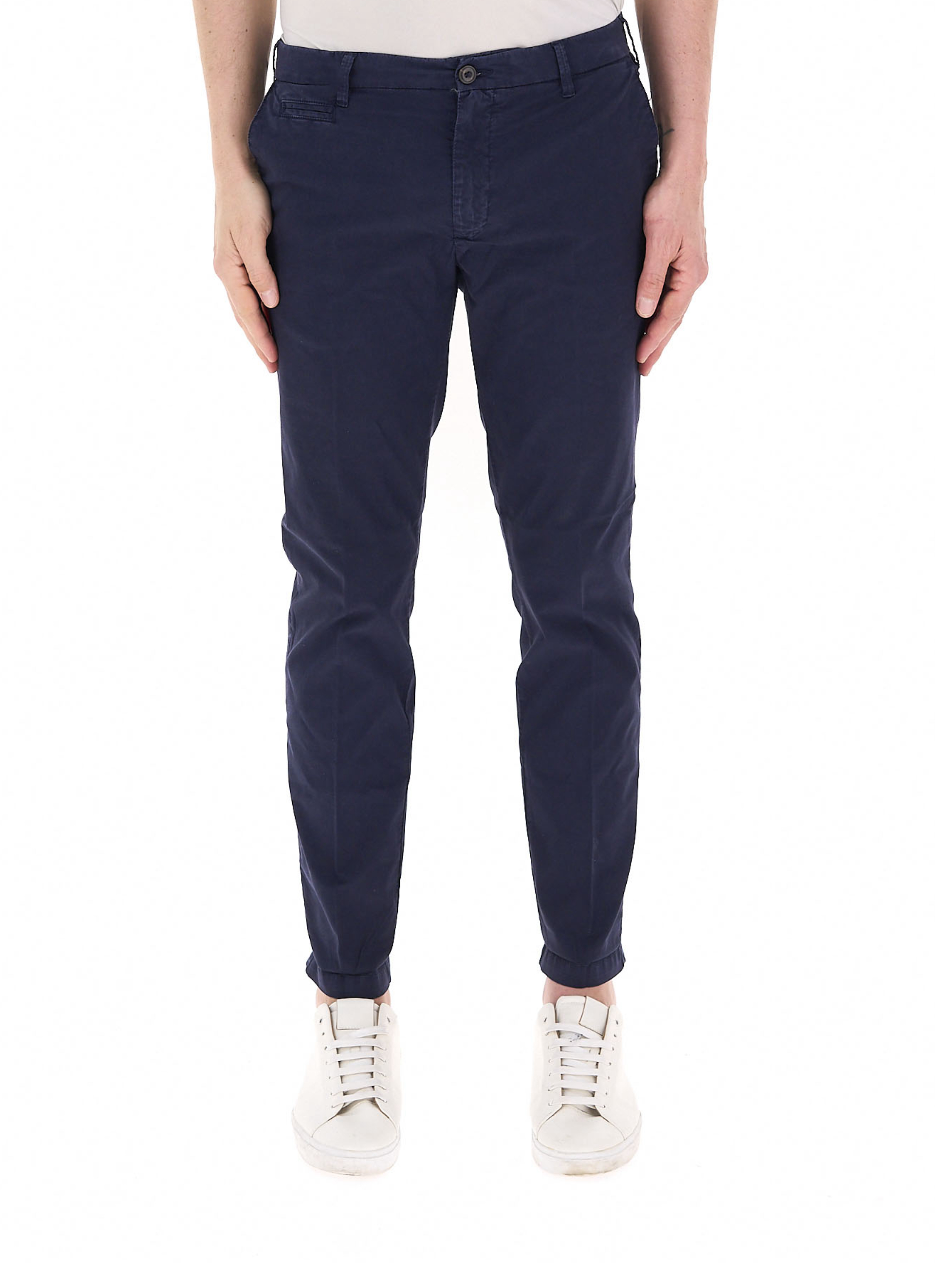 WEFT Pantalone chino BLU NAVY
