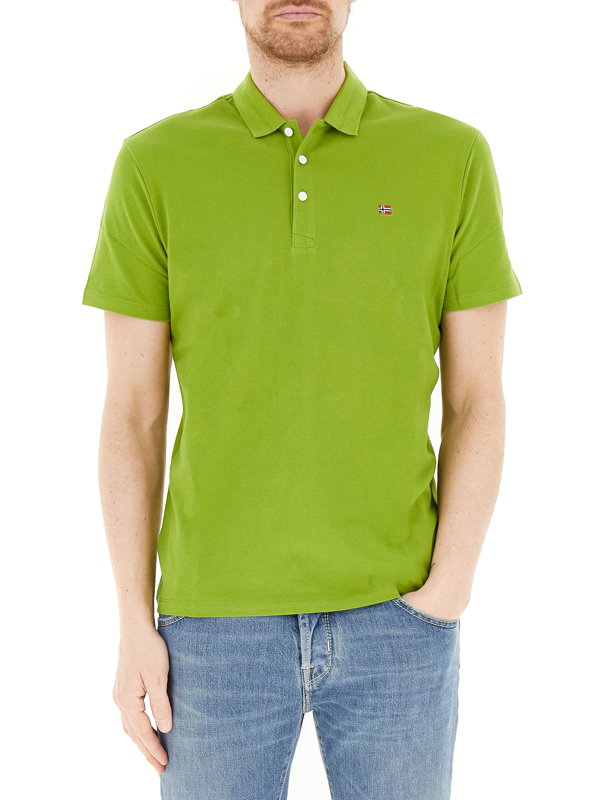 Polo maniche corte VERDE ACIDO