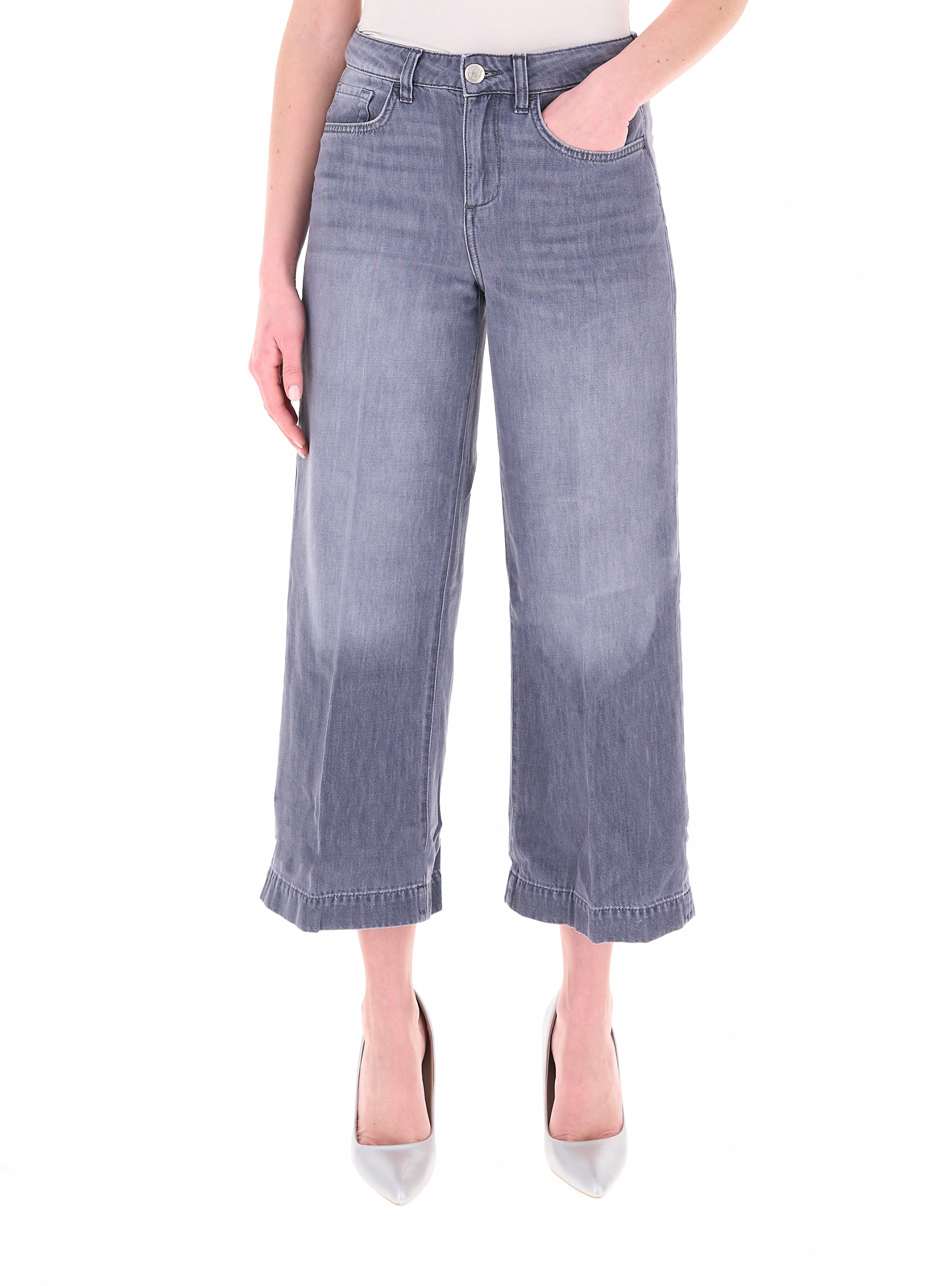 LIU JO Jeans a palazzo GRIGIO 26