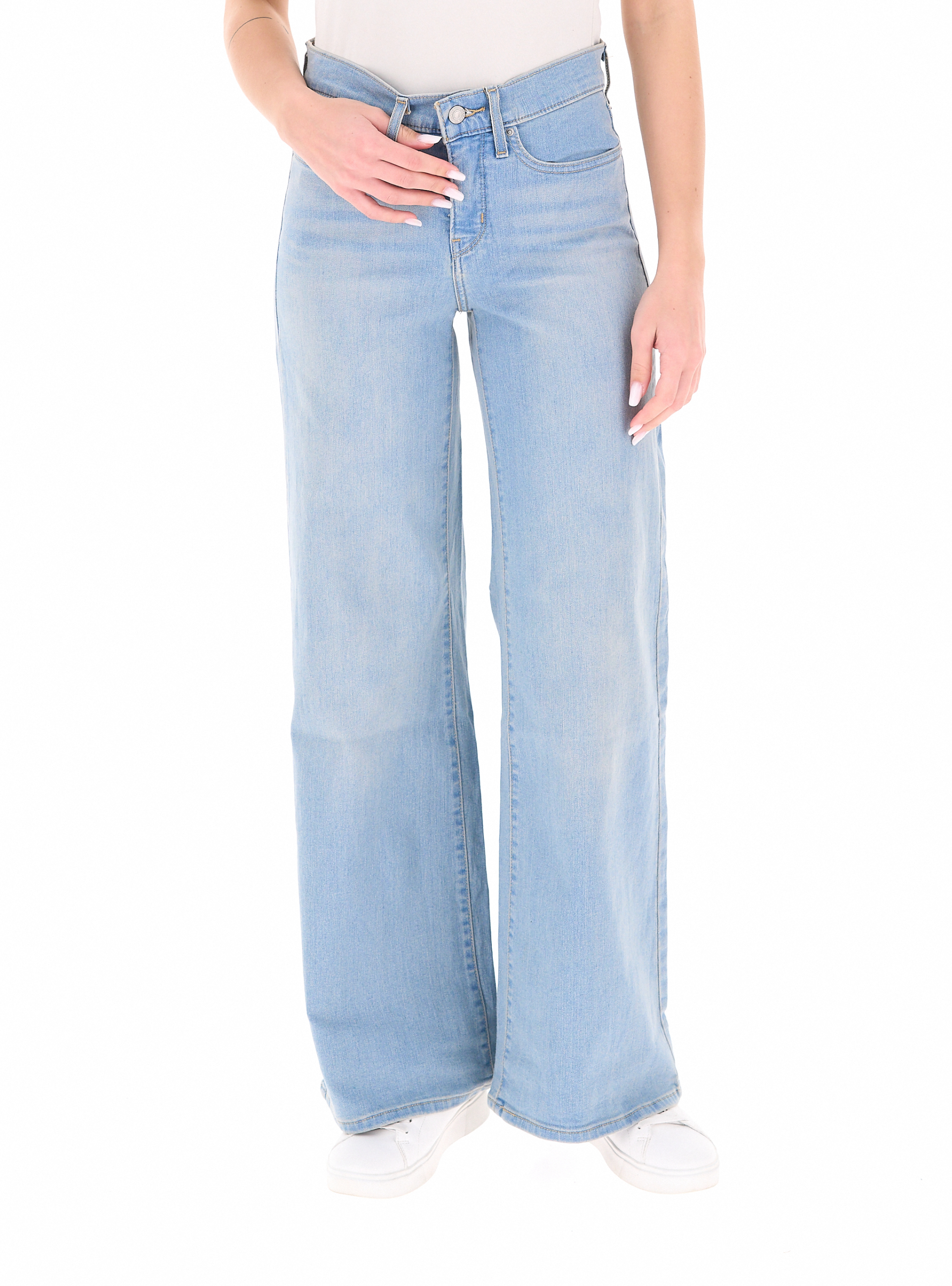 Jeans 318 Shaping wide leg LEVI'S BLU CHIARO 31