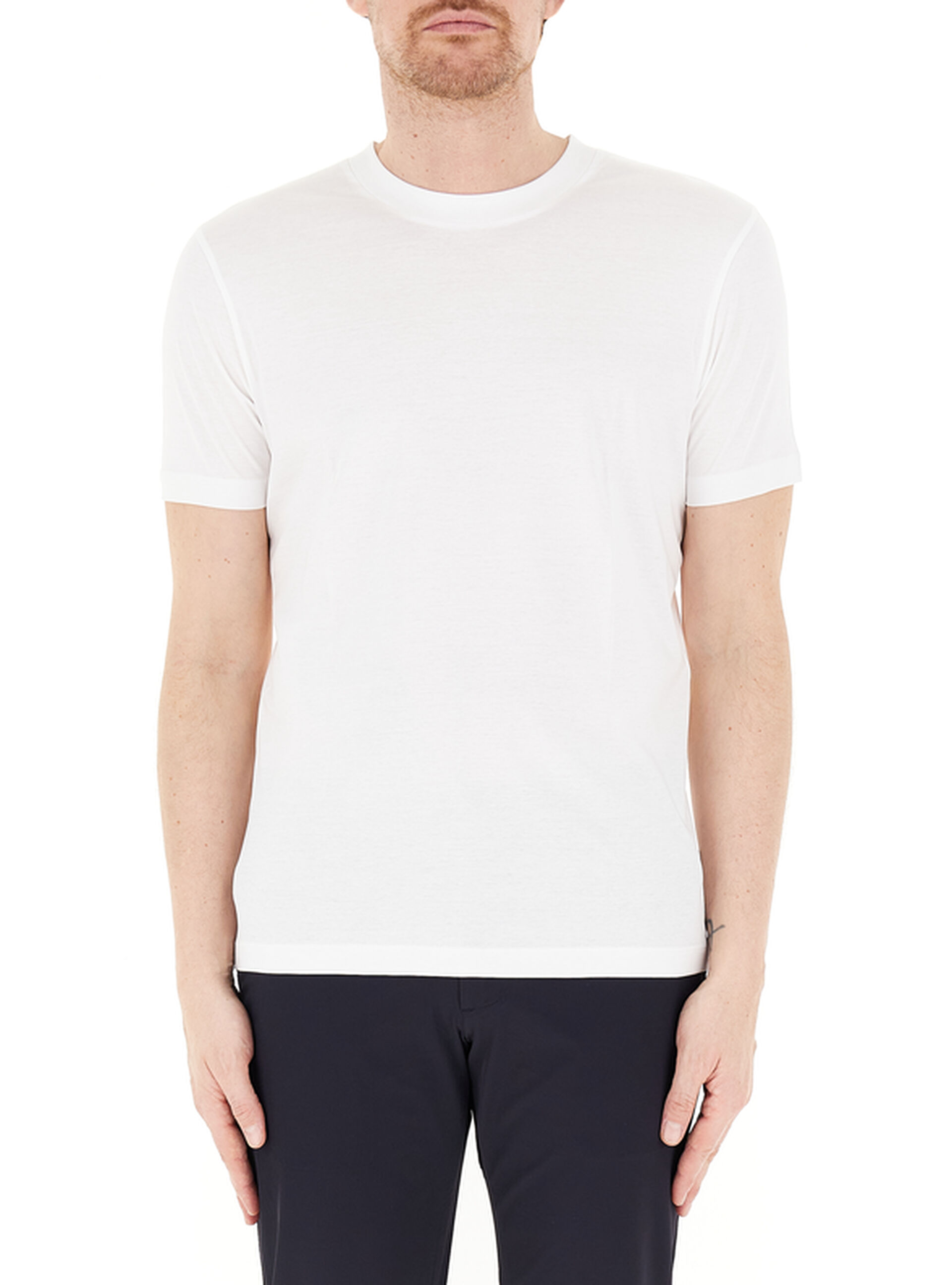 T-shirt girocollo BOSS BIANCO