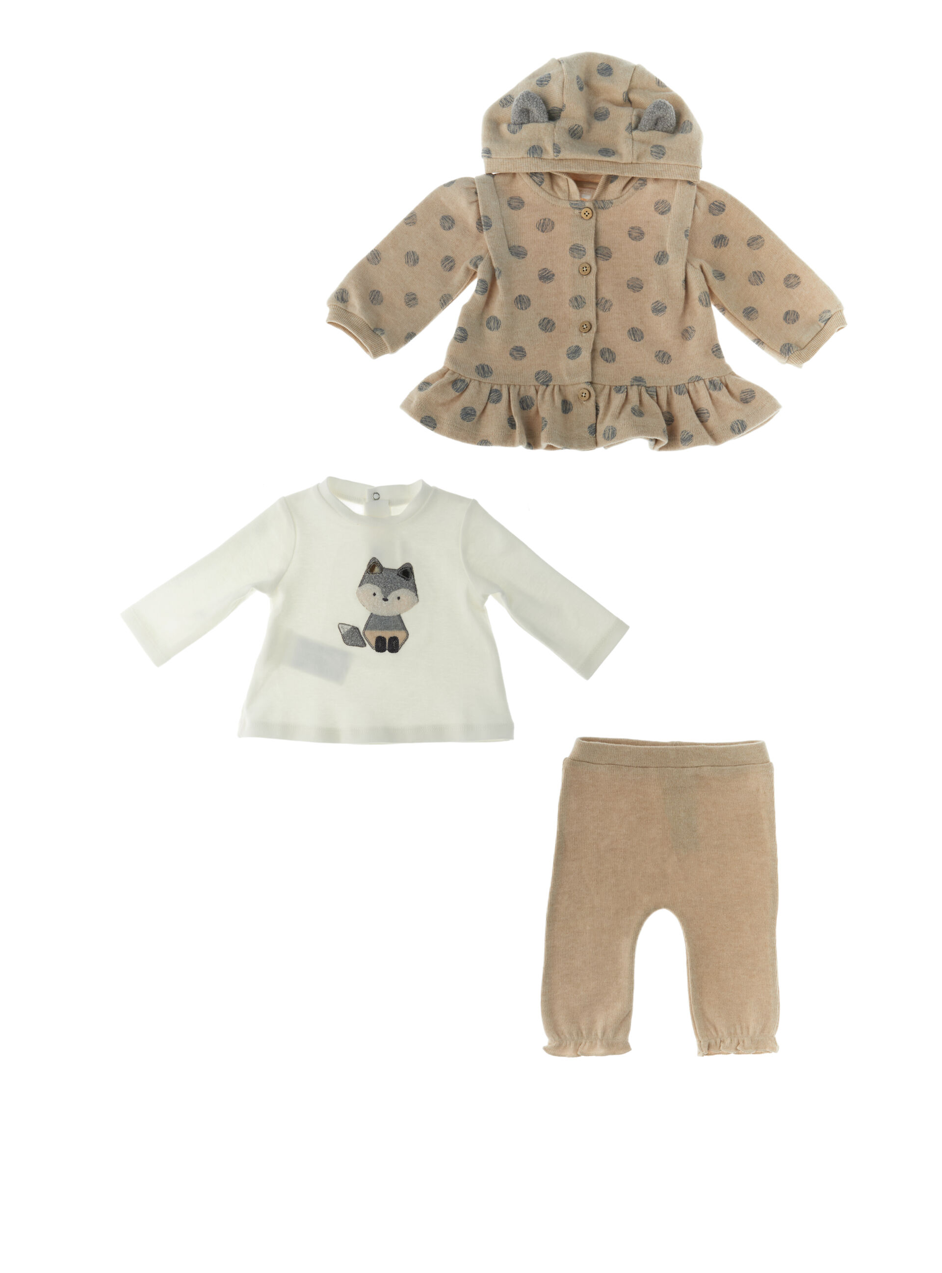 MAYORAL Set 3 pz BEIGE 2-4