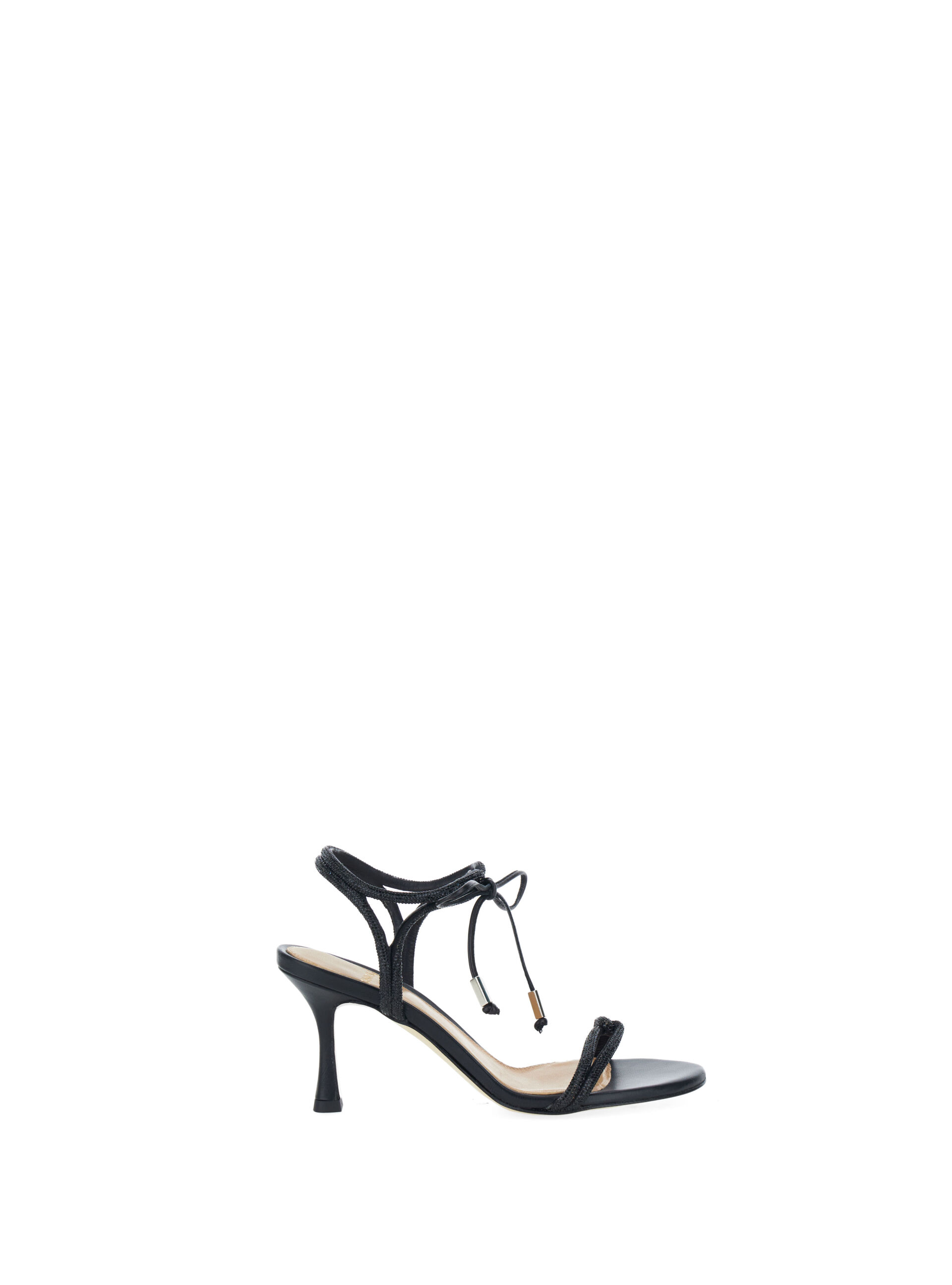 CHANTAL Sandali con strass NERO