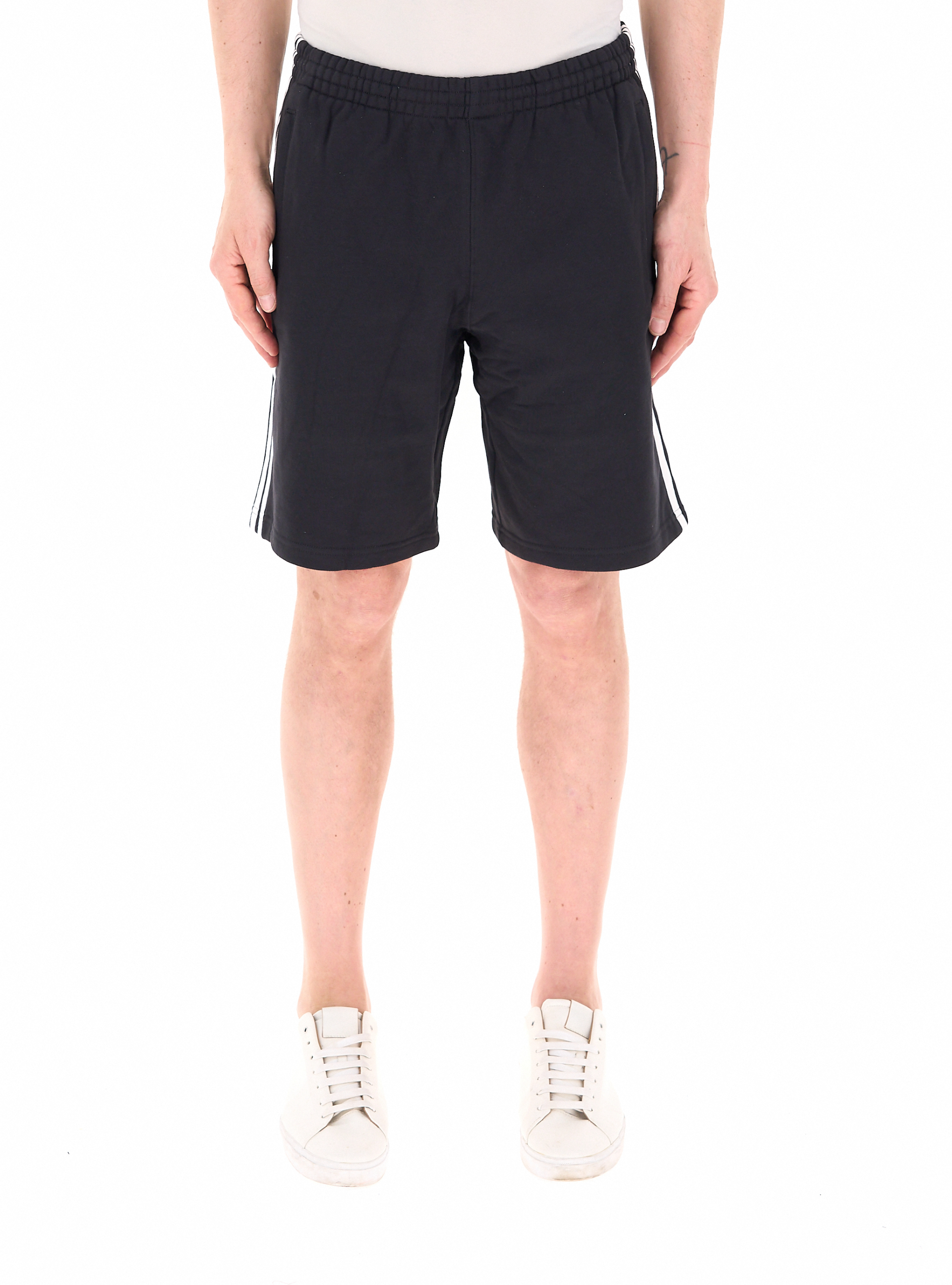 Adidas Bermuda in felpa NERO