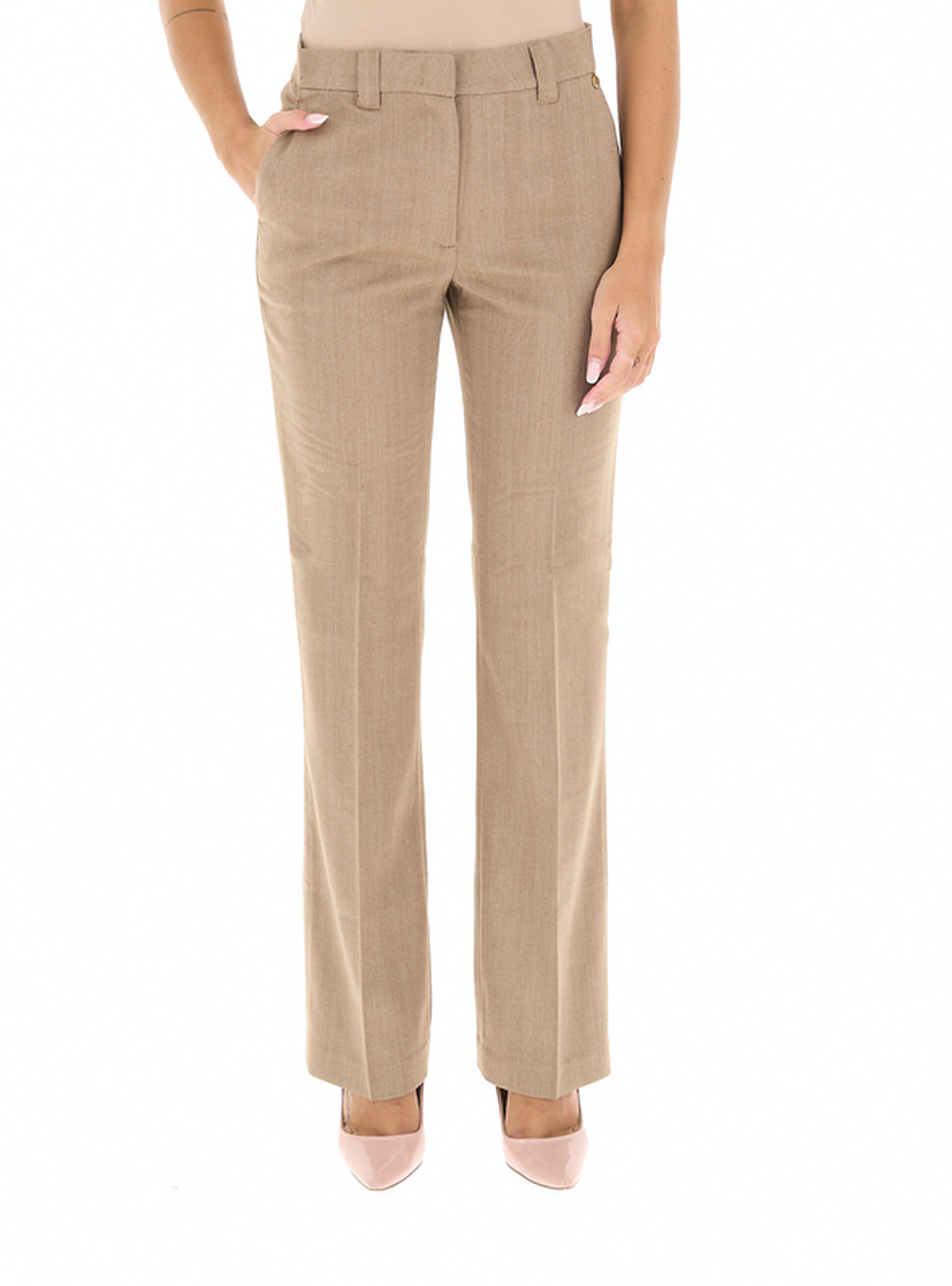 Pantalone a sigaretta LIU JEANS BEIGE 40