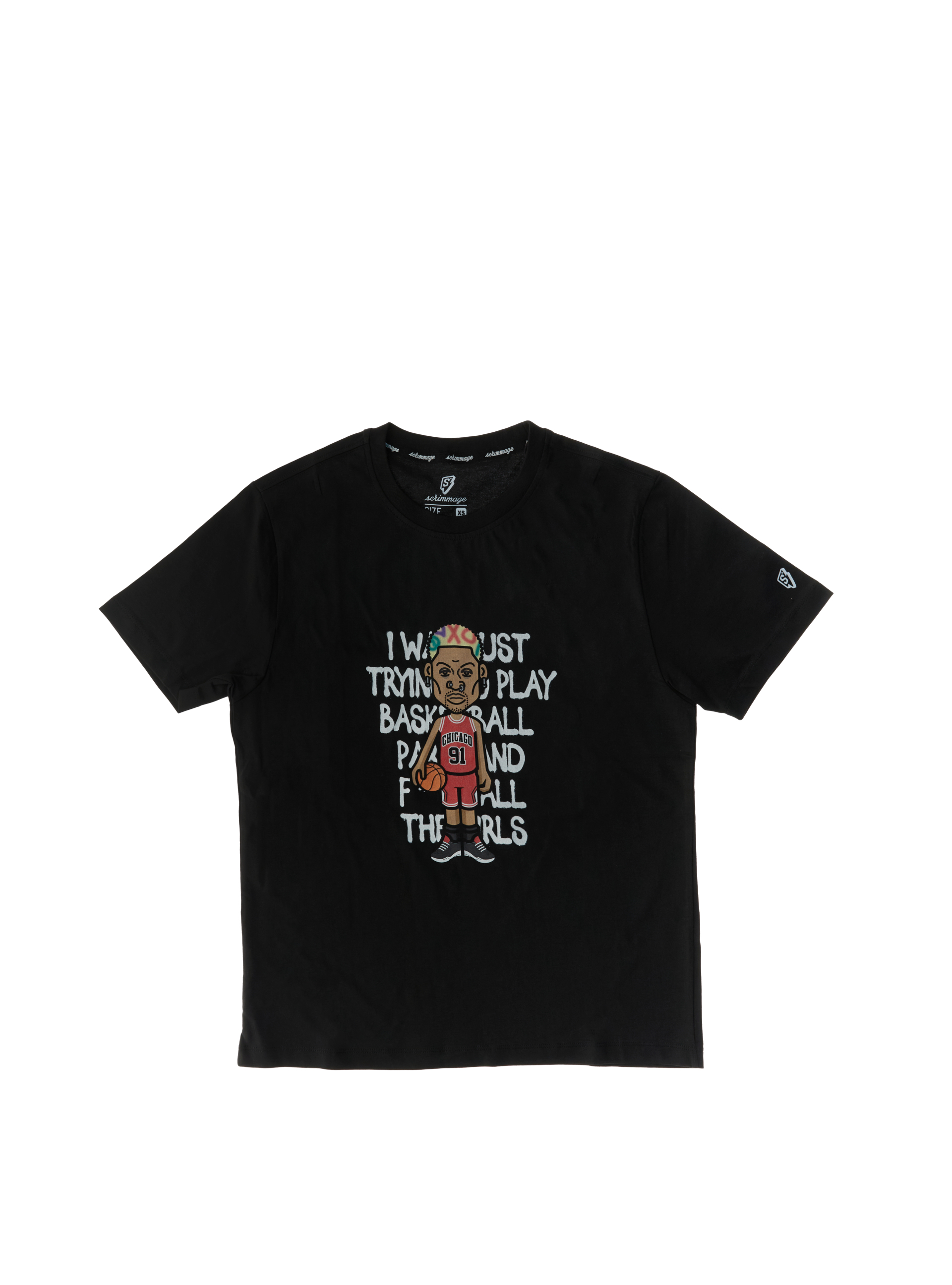 T-shirt girocollo NERO XS