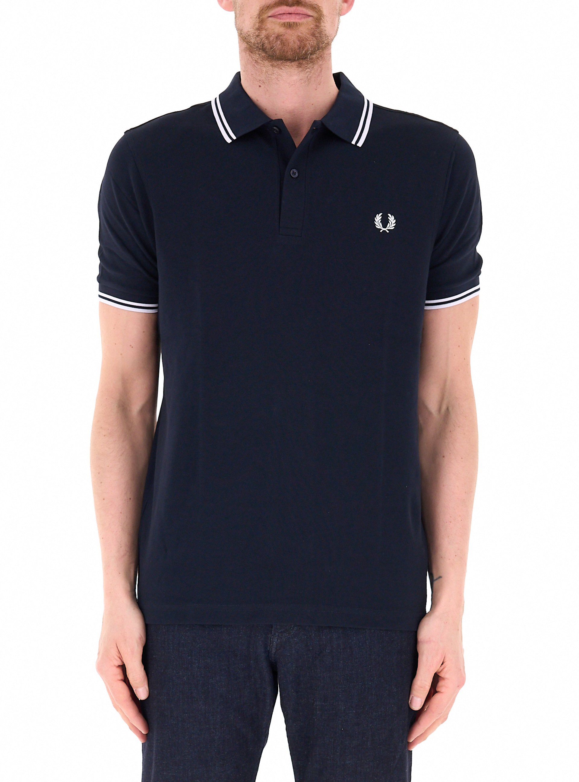 Polo in cotone BLU NOTTE S