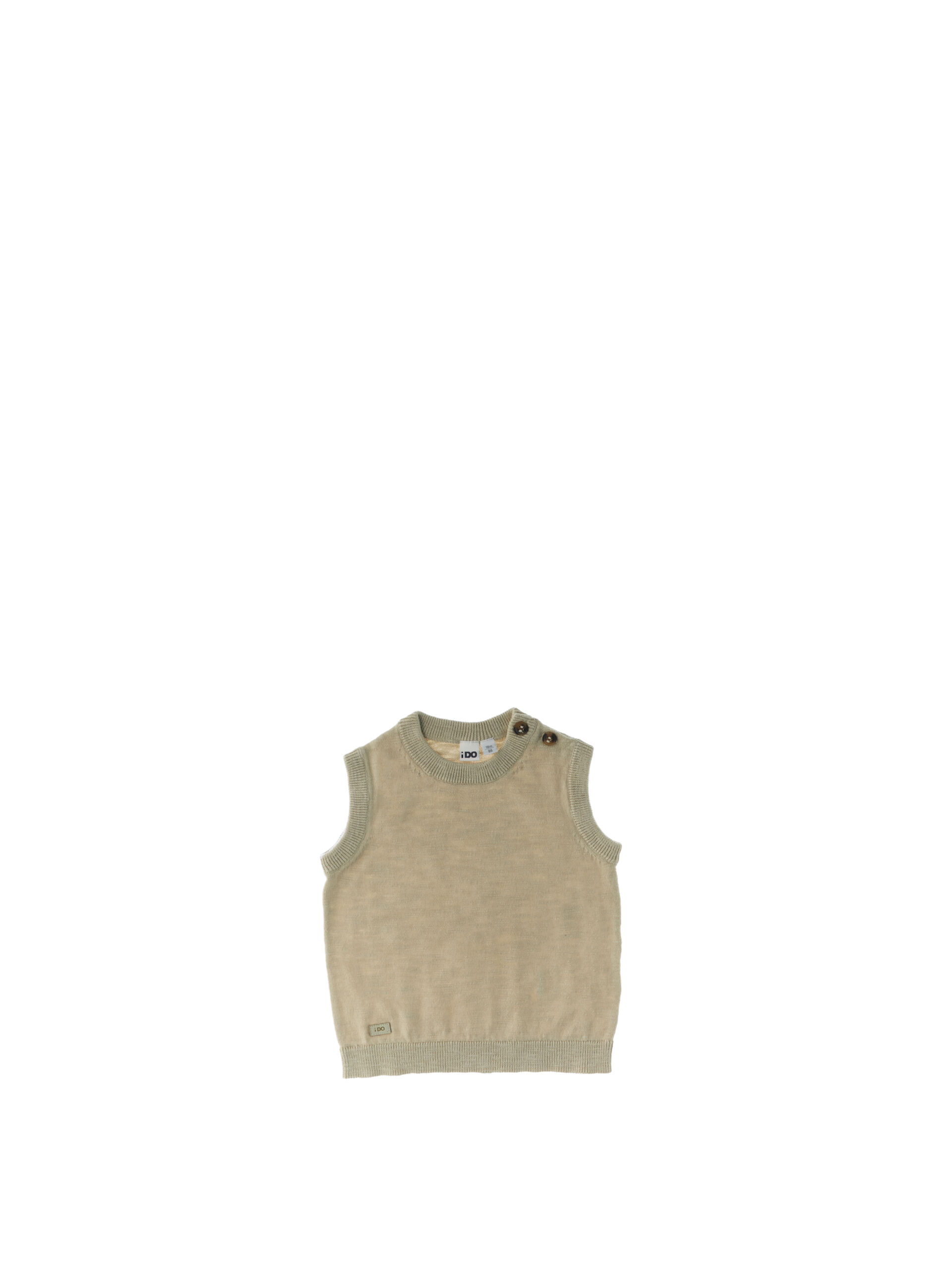 IDO Gilet in cotone BEIGE 6A
