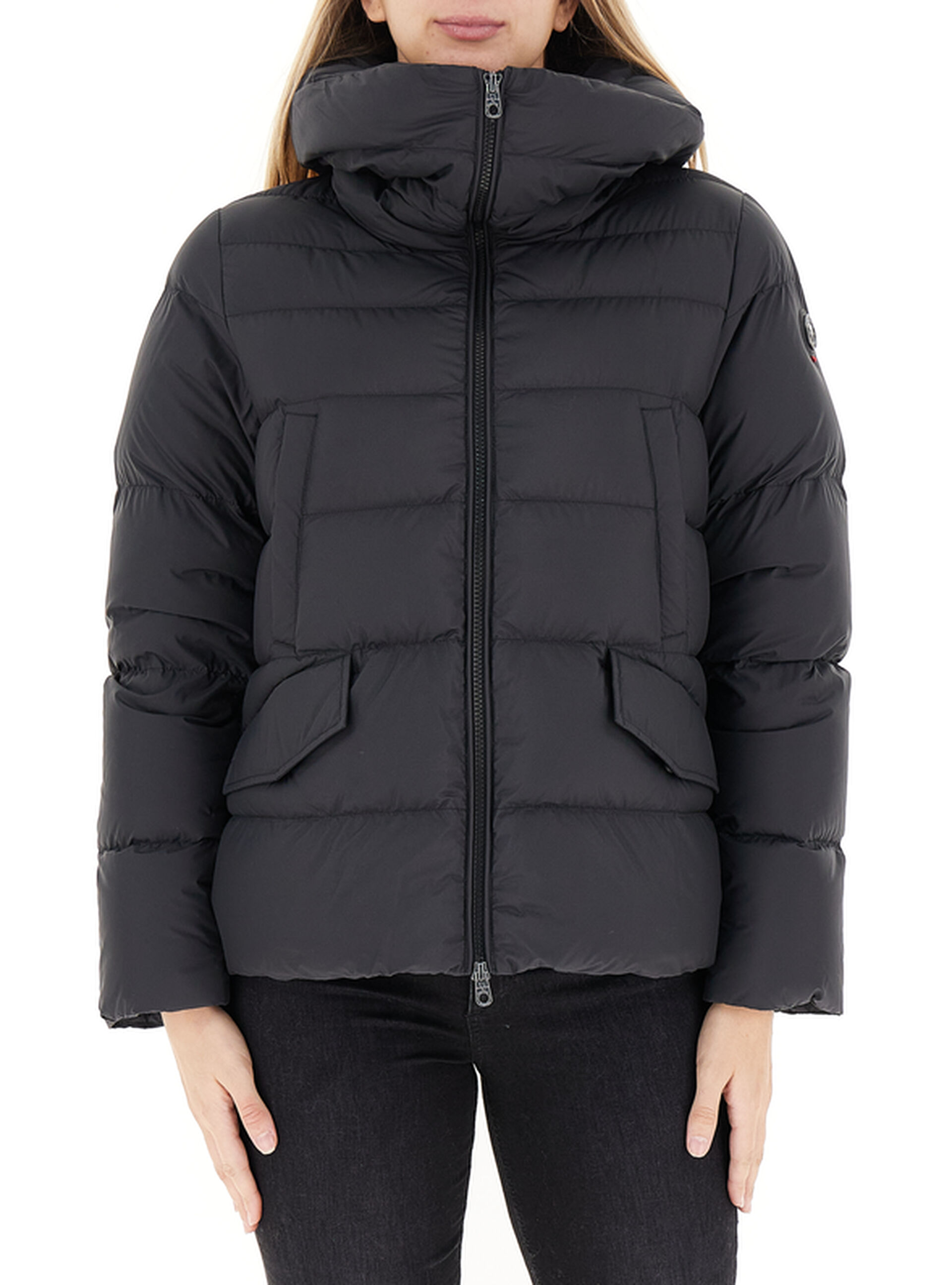 CAPE HORN Piumino collo alto NERO