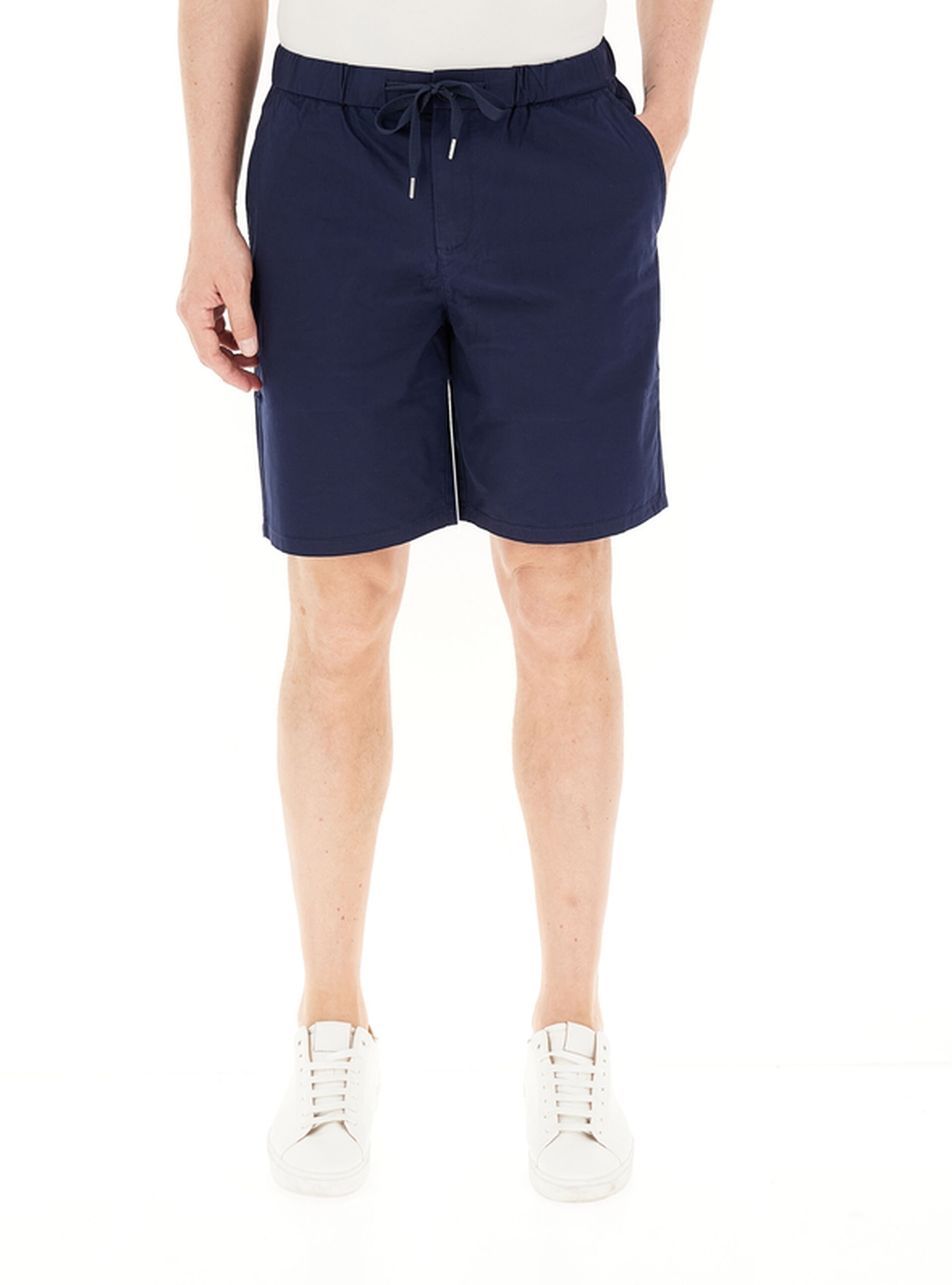Bermuda misto cotone BLU NAVY