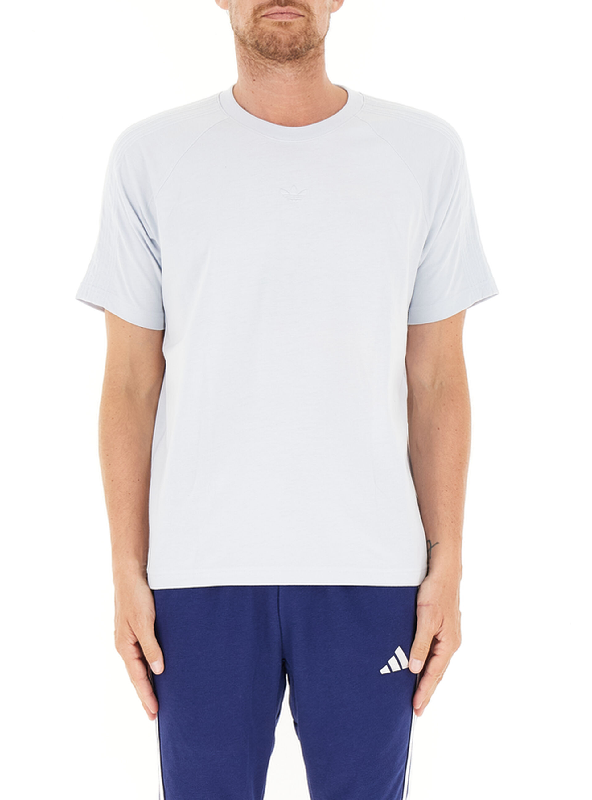 T-shirt girocollo AZZURRO CHIARO M