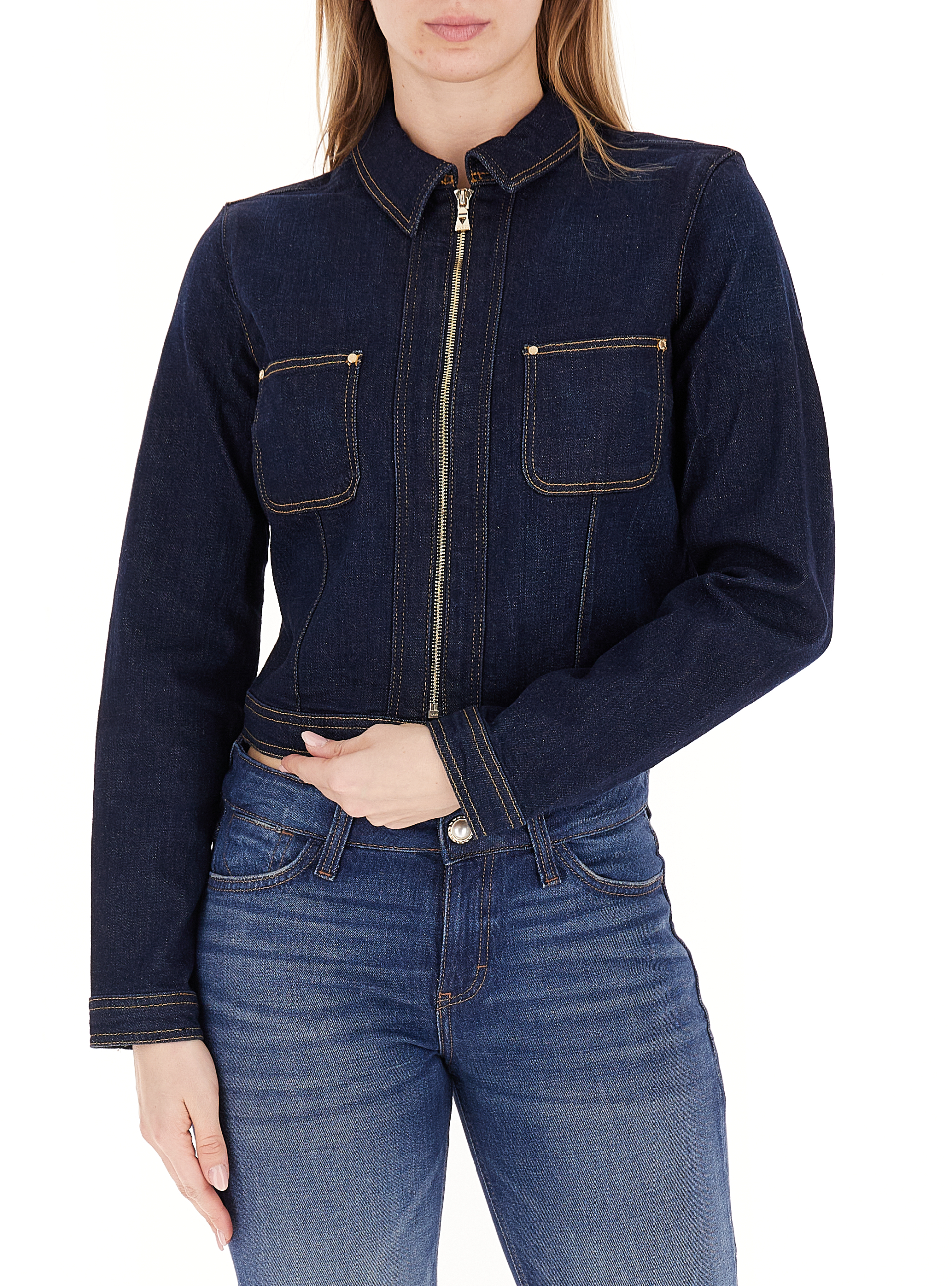Guess Giacca in jeans BLU SCURO
