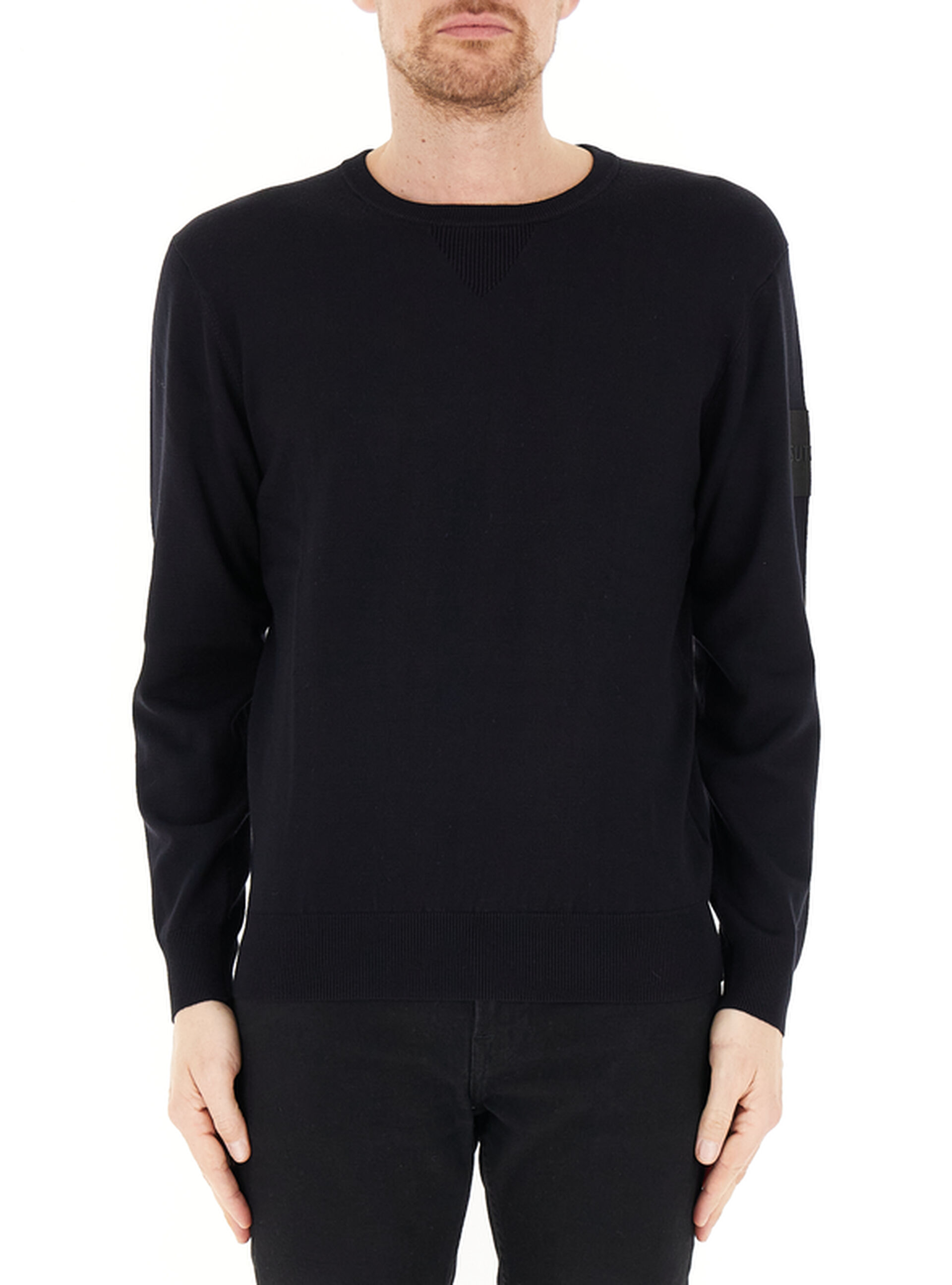 OUTHERE Maglione girocollo NERO