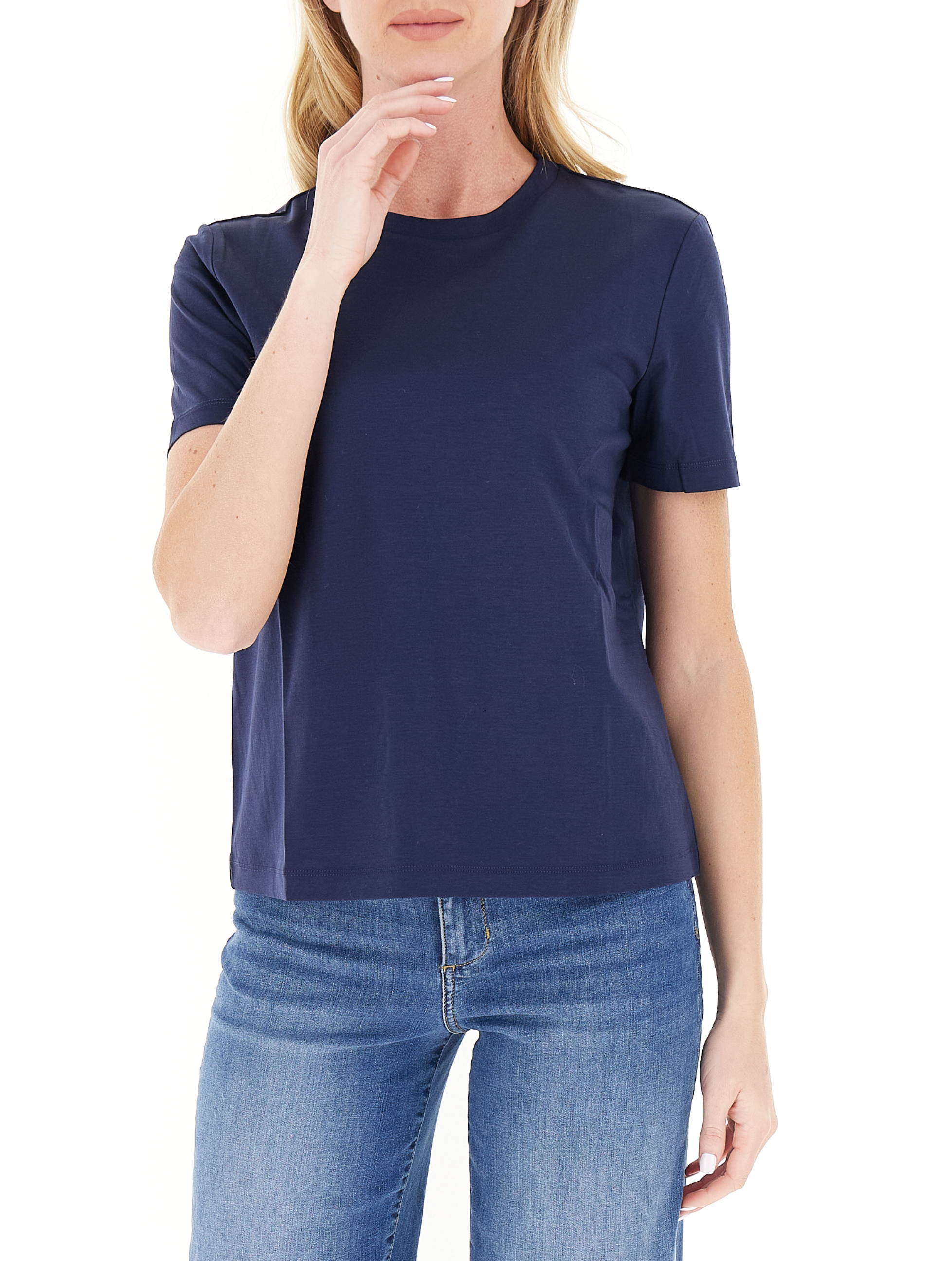 T-shirt modal cotone BLU NAVY XS