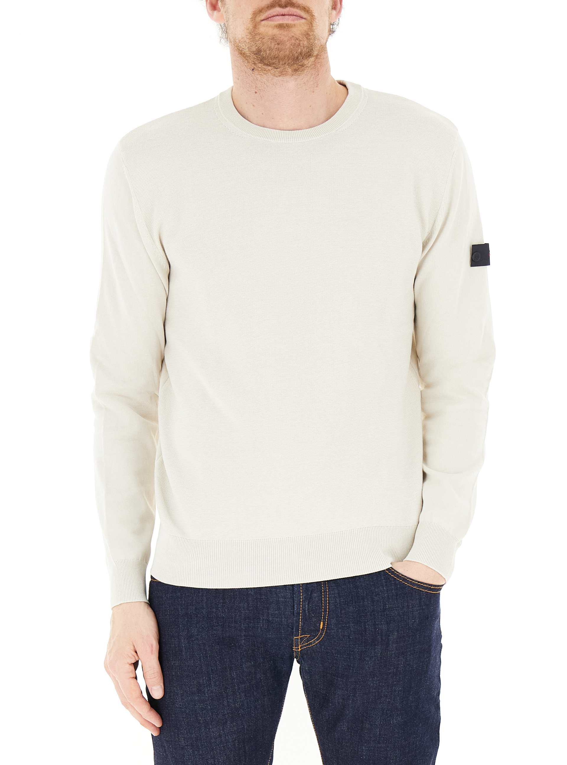 PEUTEREY Maglione girocollo PANNA