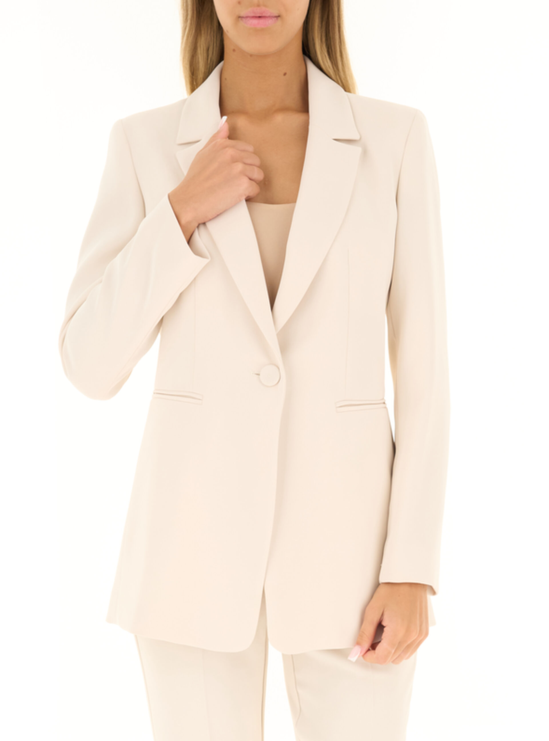 I BLUES Blazer monopetto CHAMPAGNE