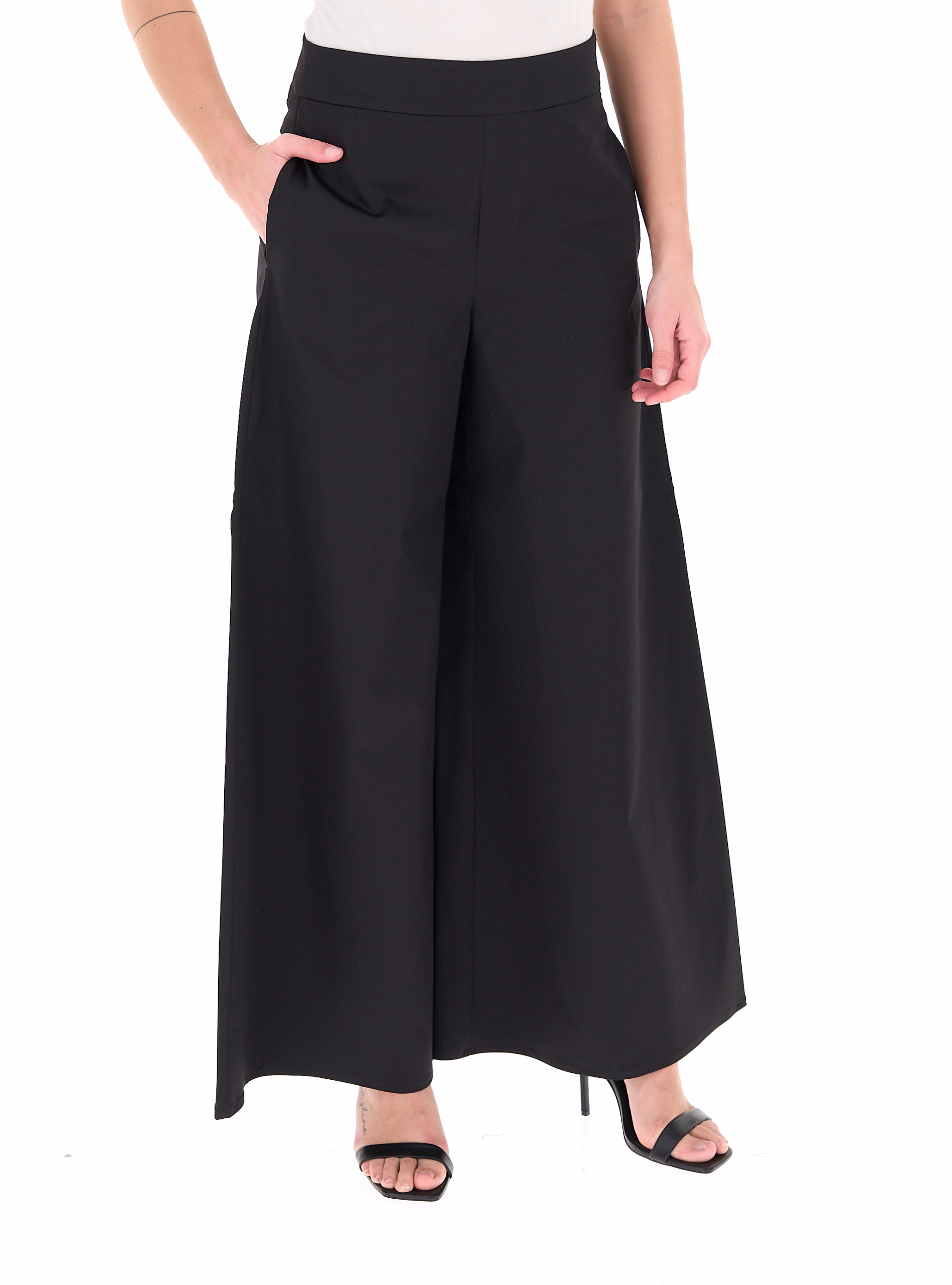PENNYBLACK Pantalone wide leg NERO