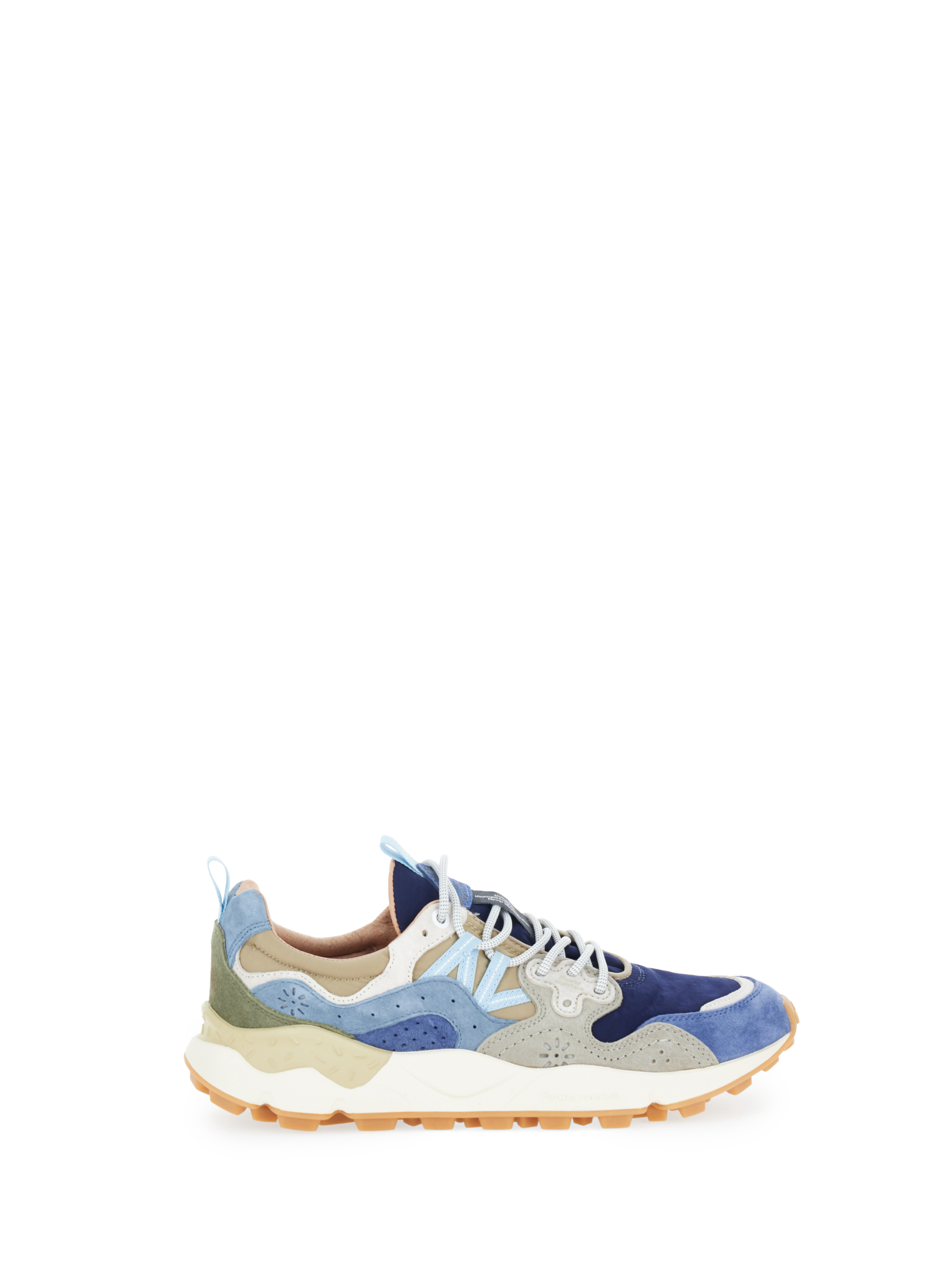 Sneakers con inserti BLU