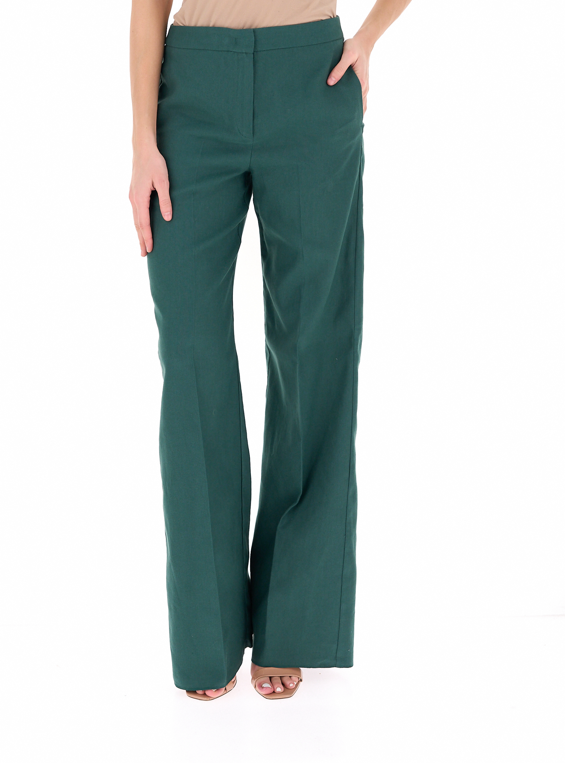 Pantalone misto lino SMERALDO 40