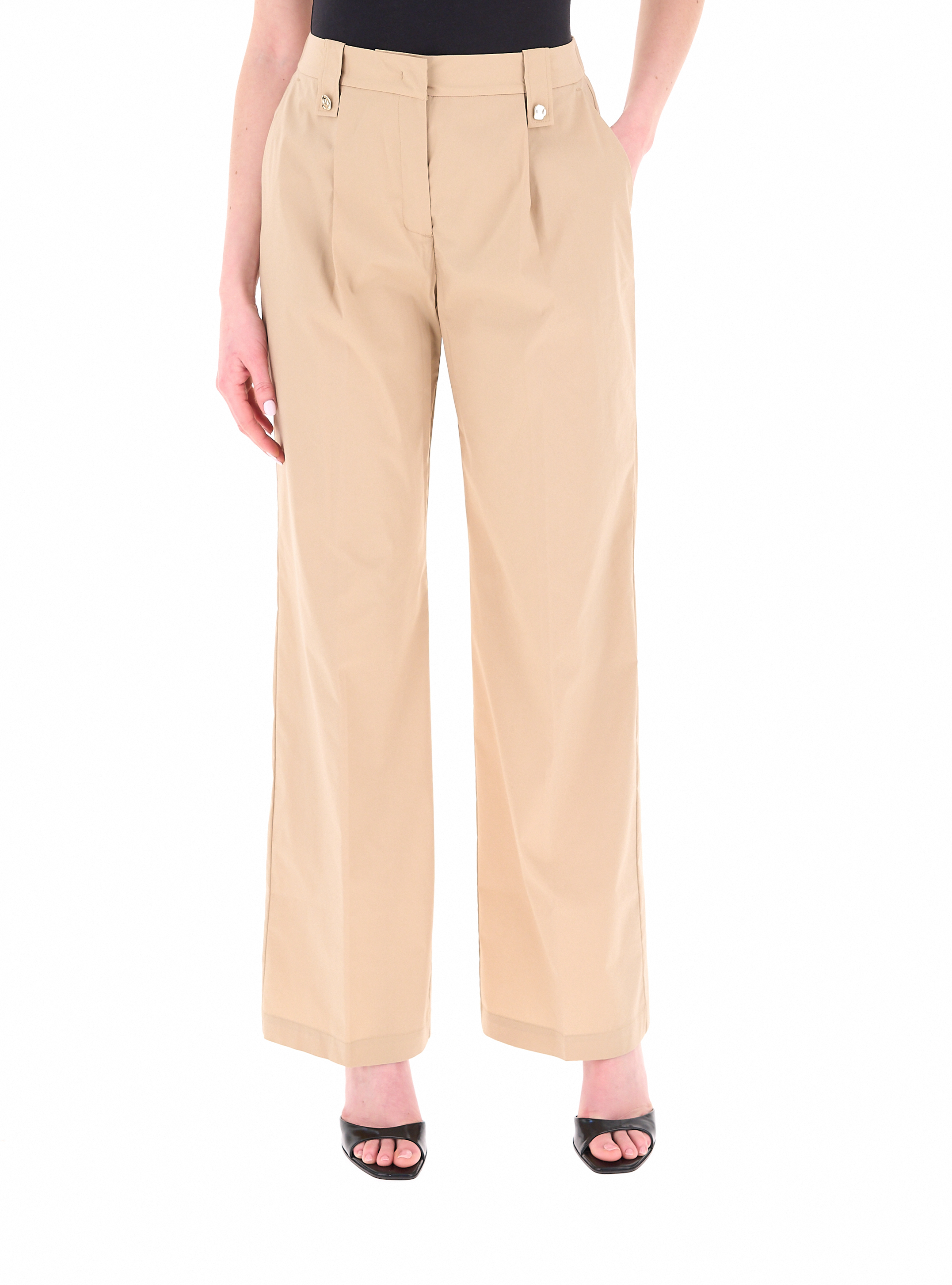 LIU JO Pantalone con pinces BEIGE