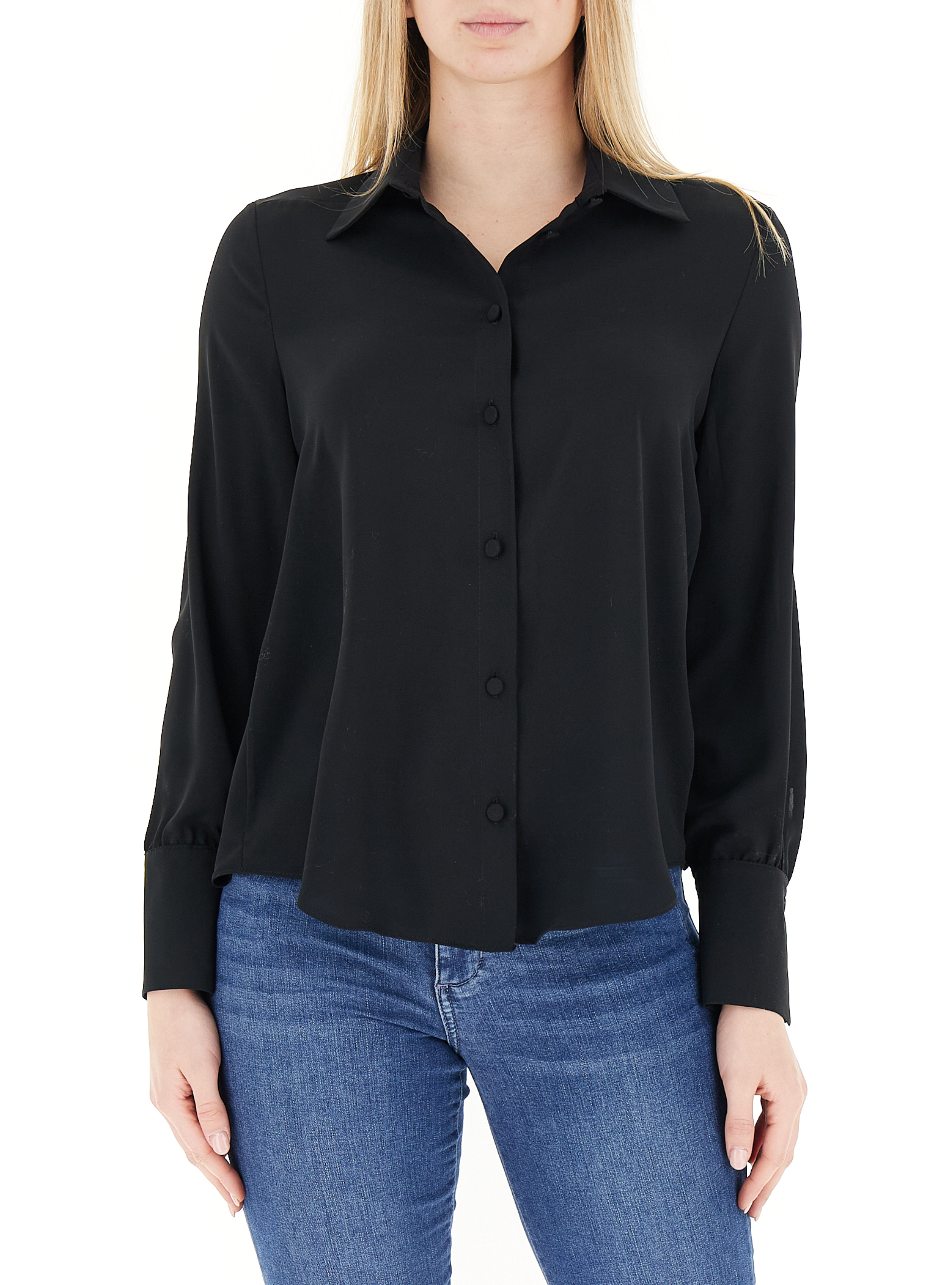 Camicia maniche lunghe NERO