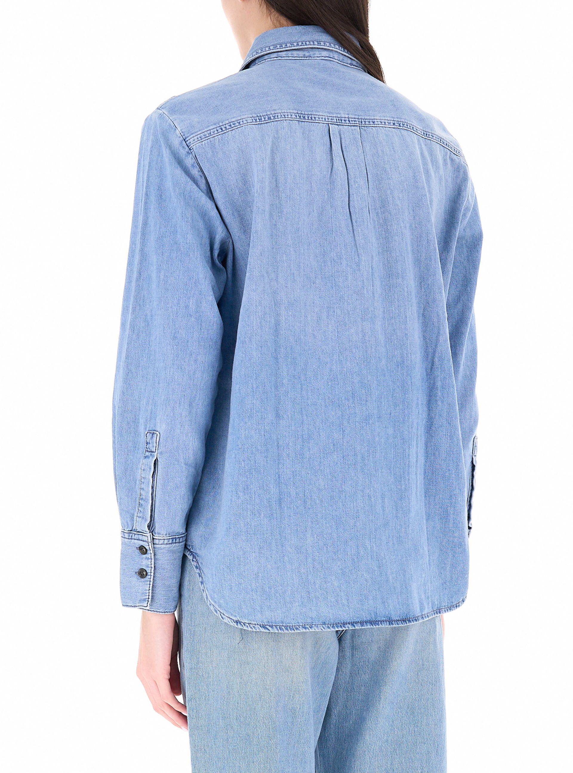 Marella Camicia in jeans AZZURRO