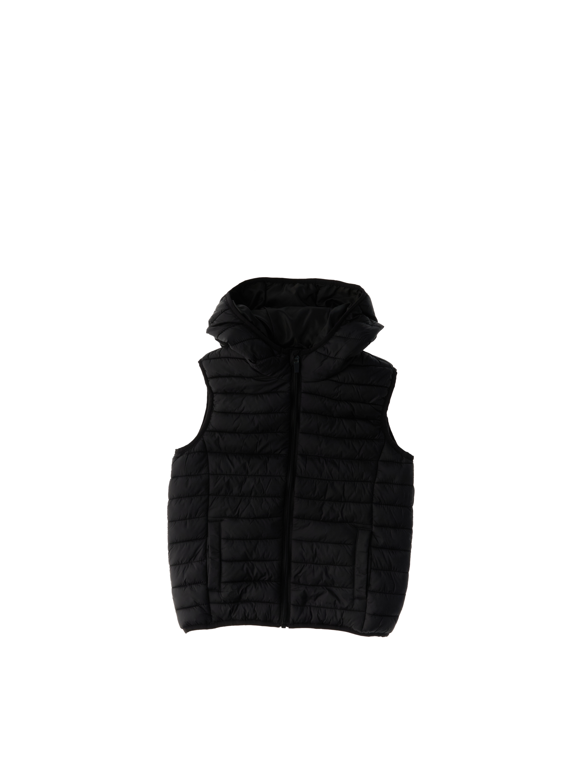 Piumino smanicato 100 gr NERO S