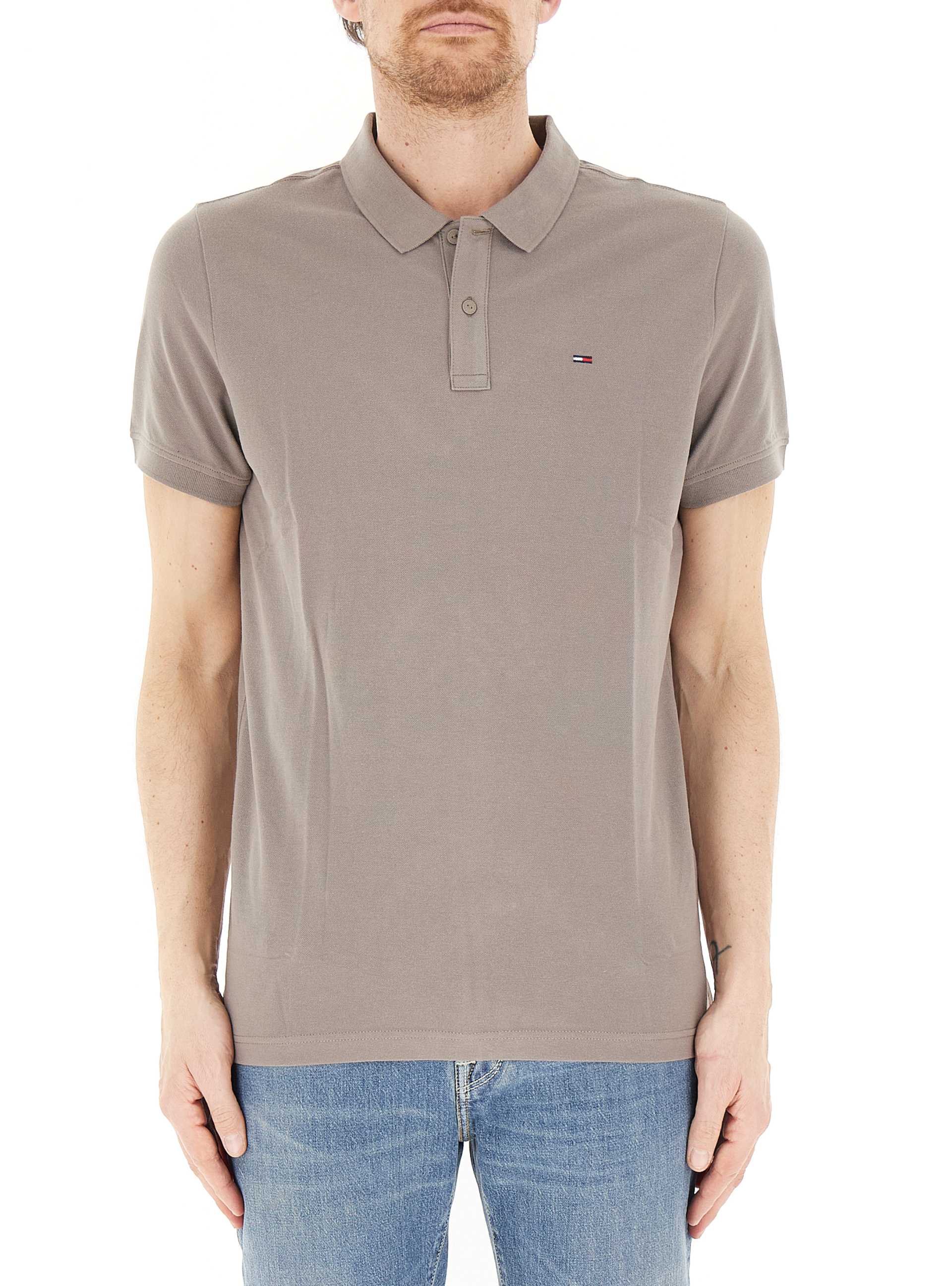 Polo in cotone TORTORA S