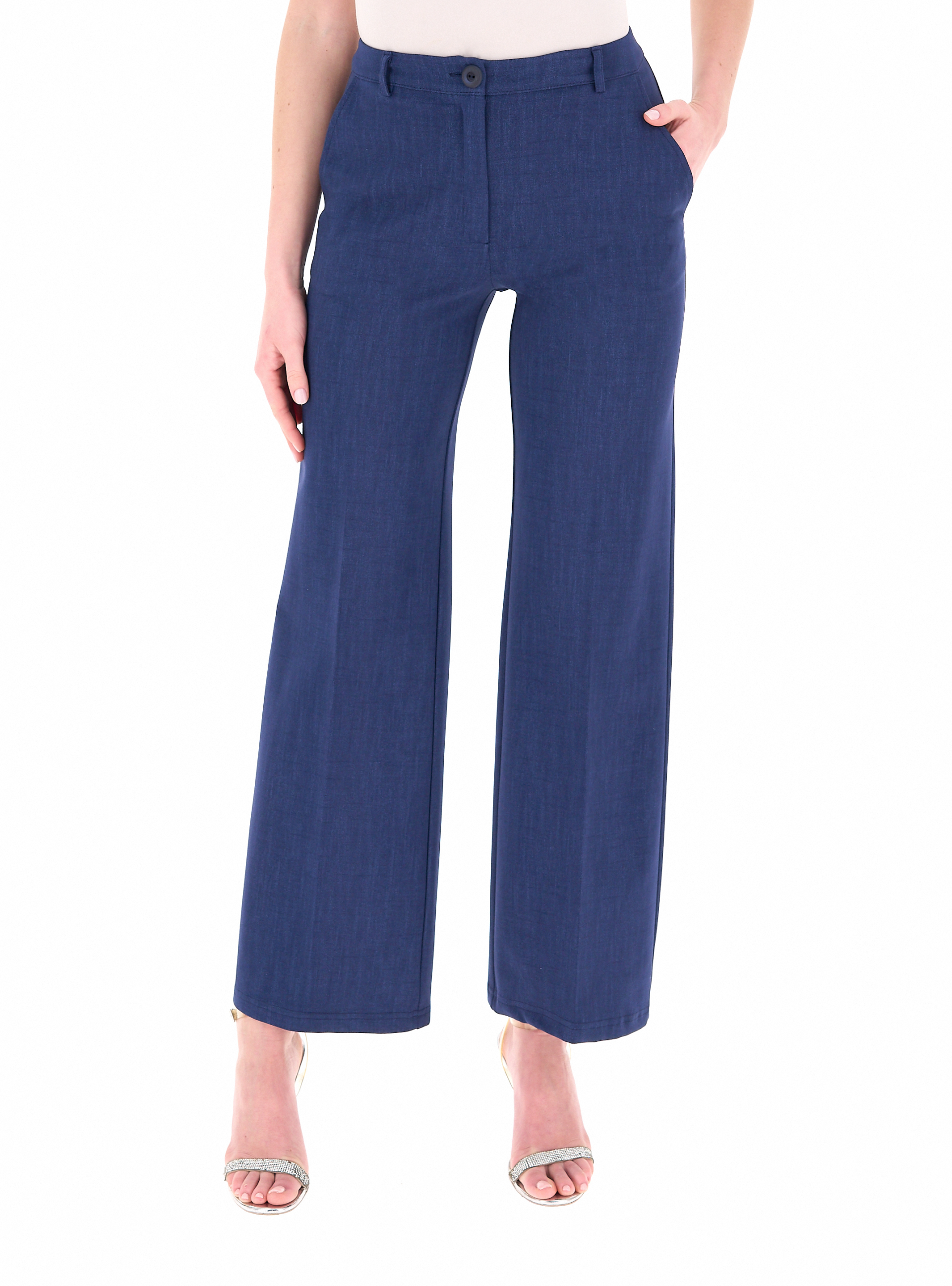 Pantalone a palazzo BLU AVIO L