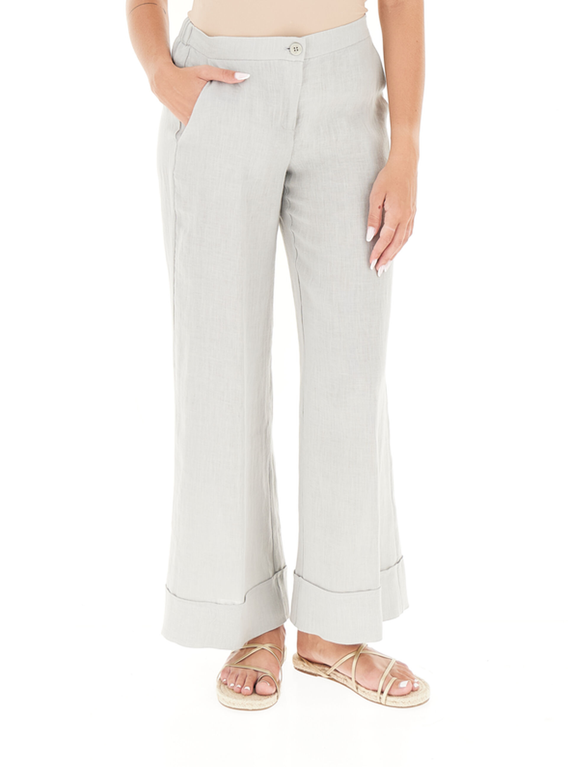 LINKS Pantalone wide leg CORDA