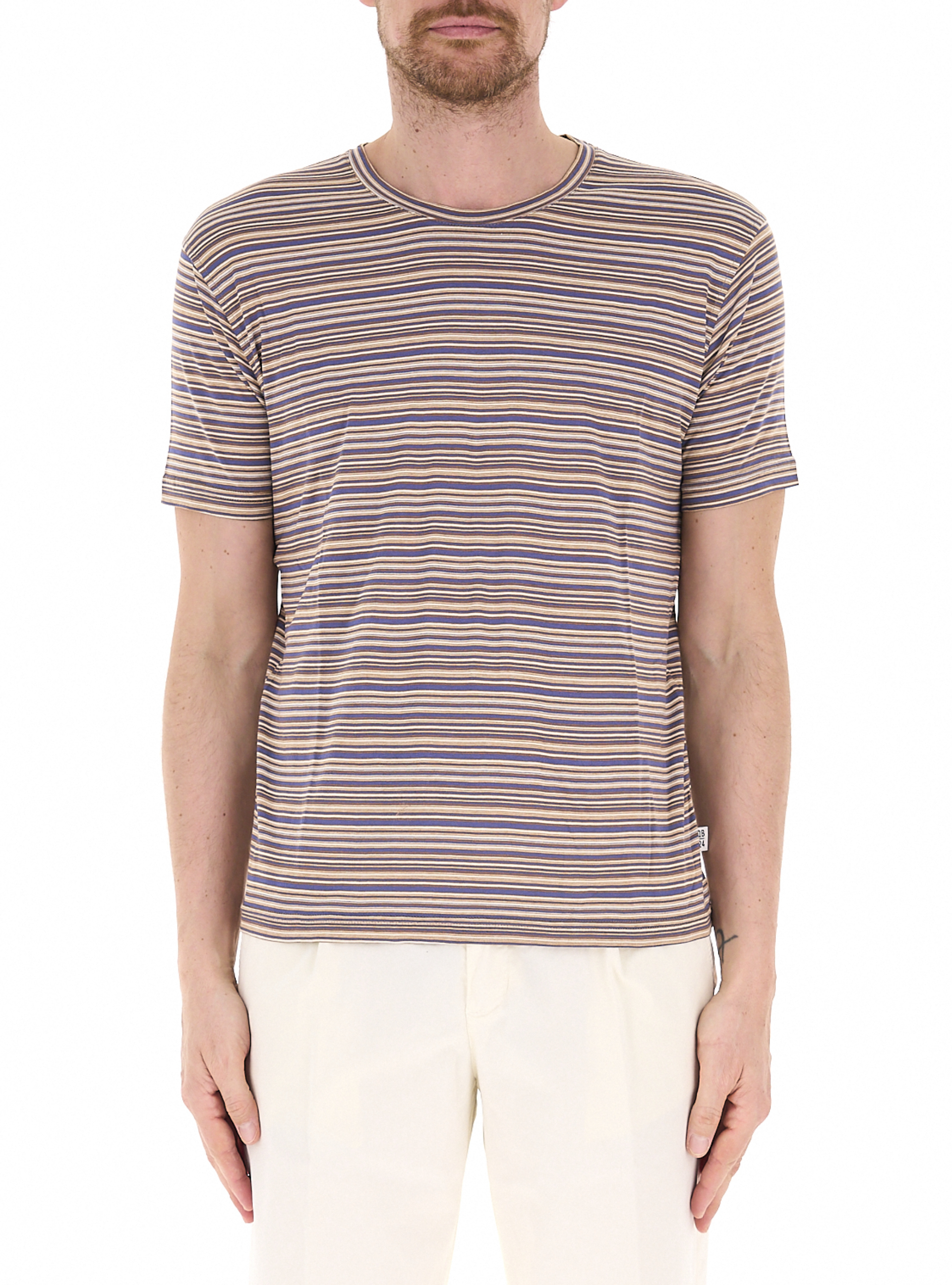 QB24 T-shirt girocollo MARRONE