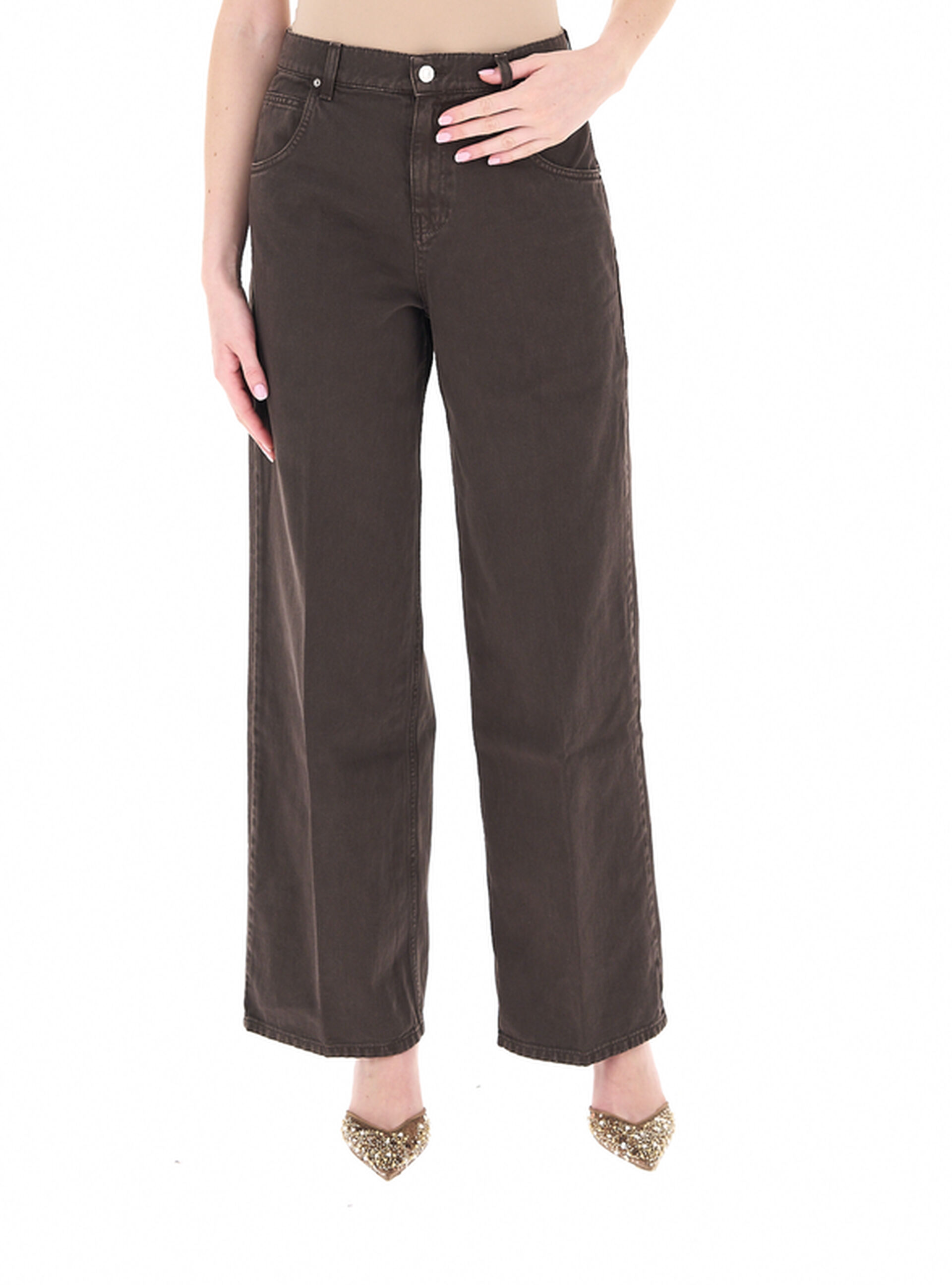 Jeans a palazzo TESTA DI MORO S