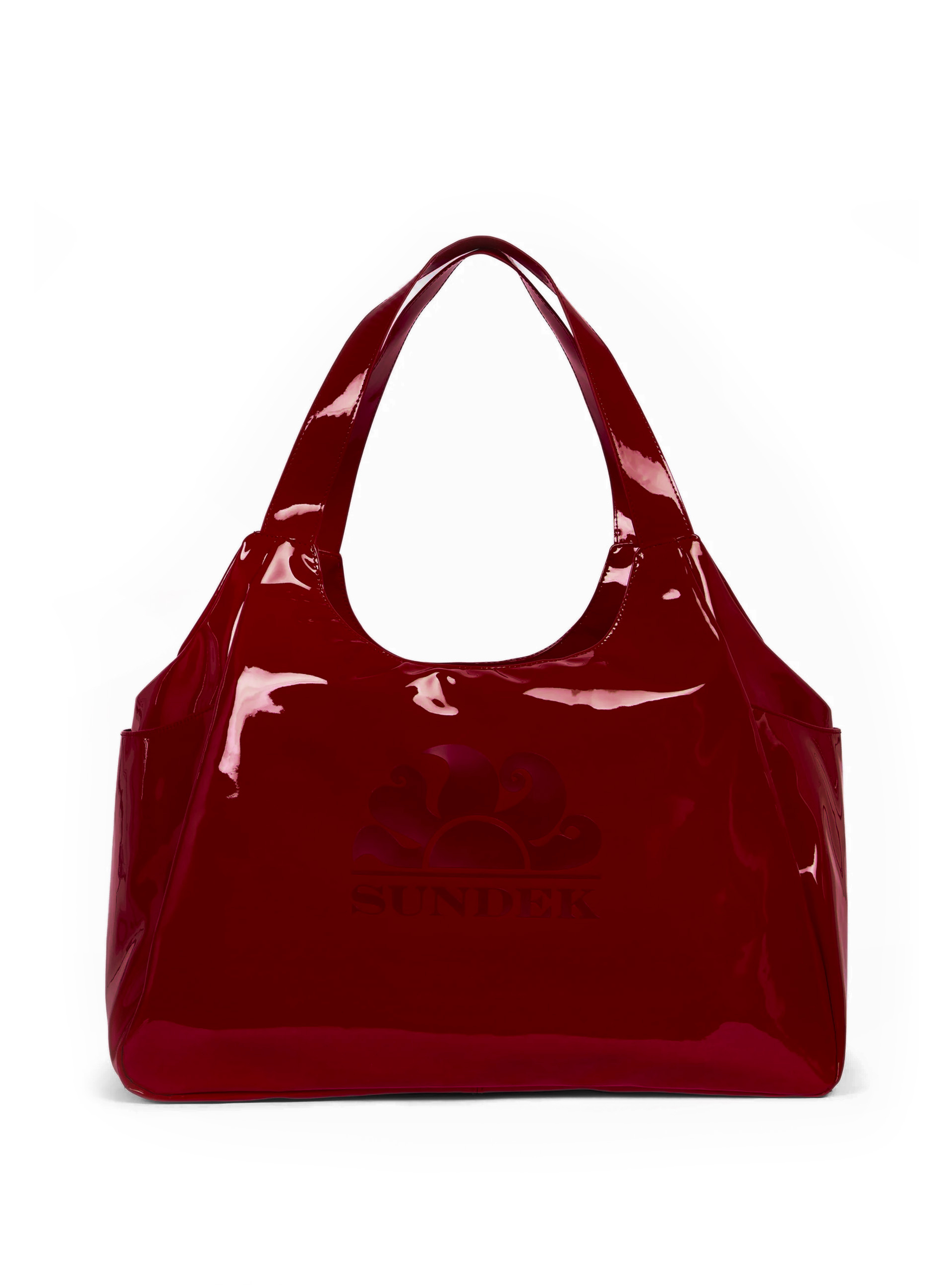 SUNDEK Borsa in vernice BORDEAUX