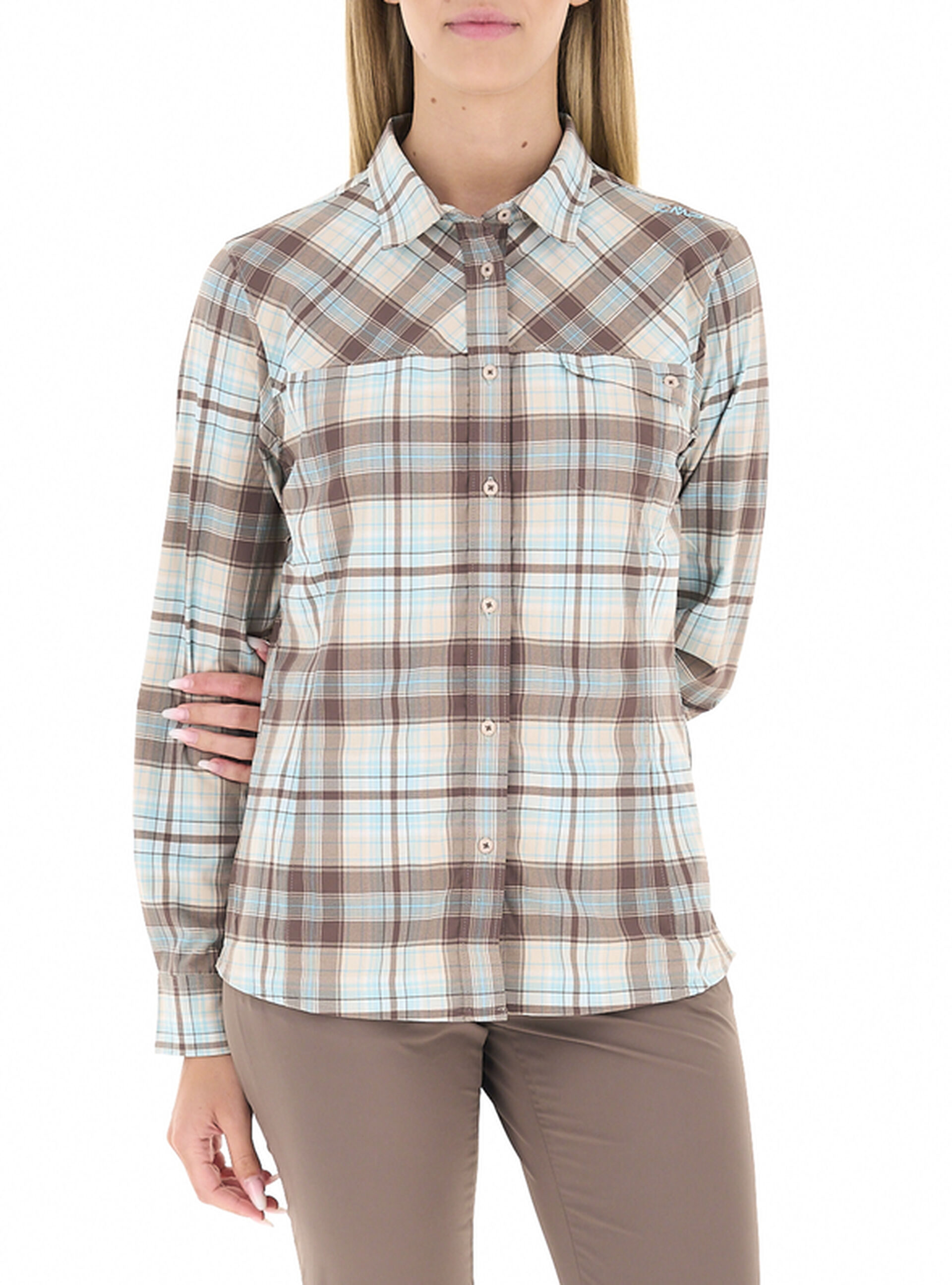 Camicia tessuto tecnico AZZURRO CHIARO 42