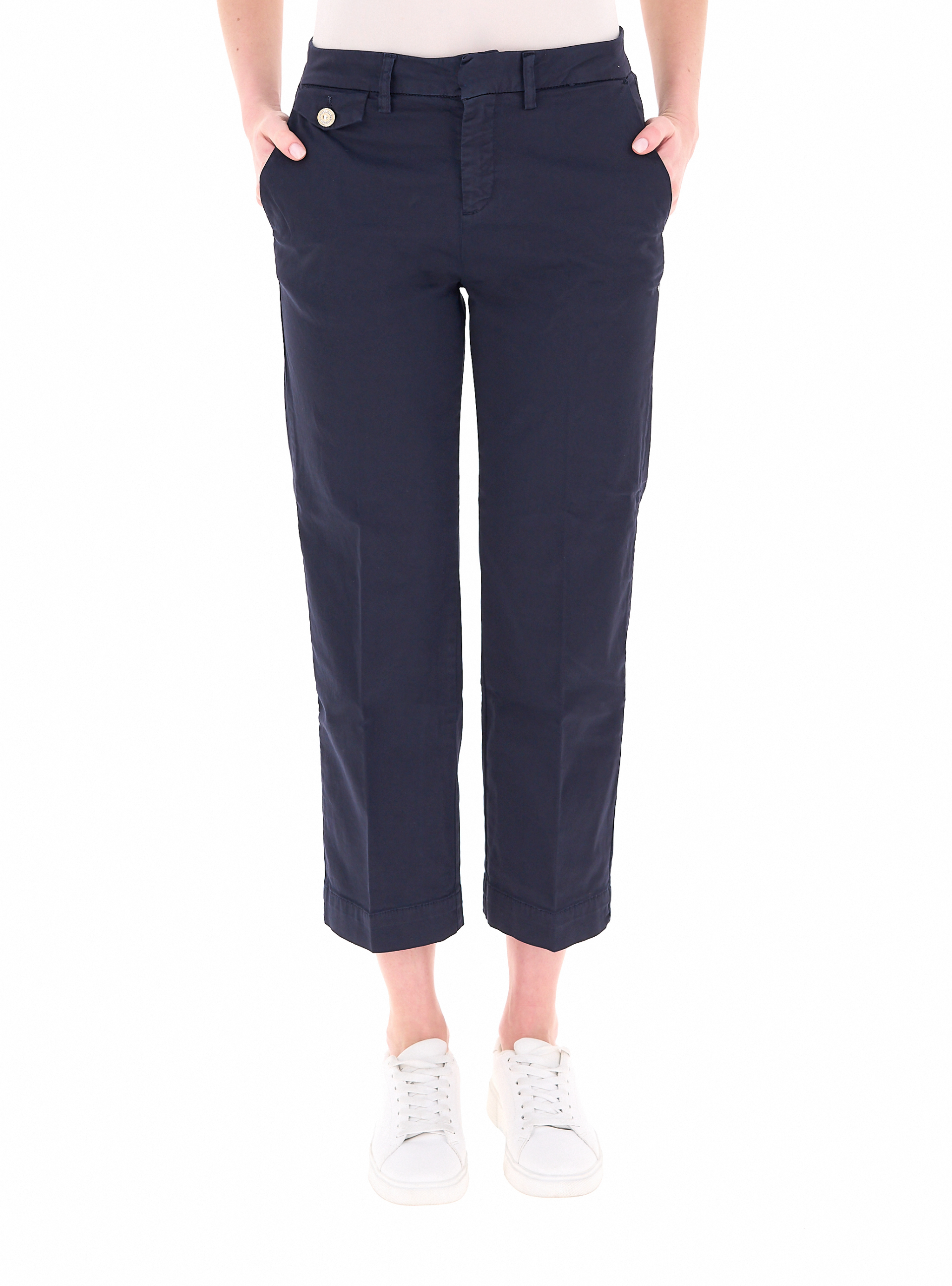 Pantalone in cotone LIU JEANS BLU NAVY