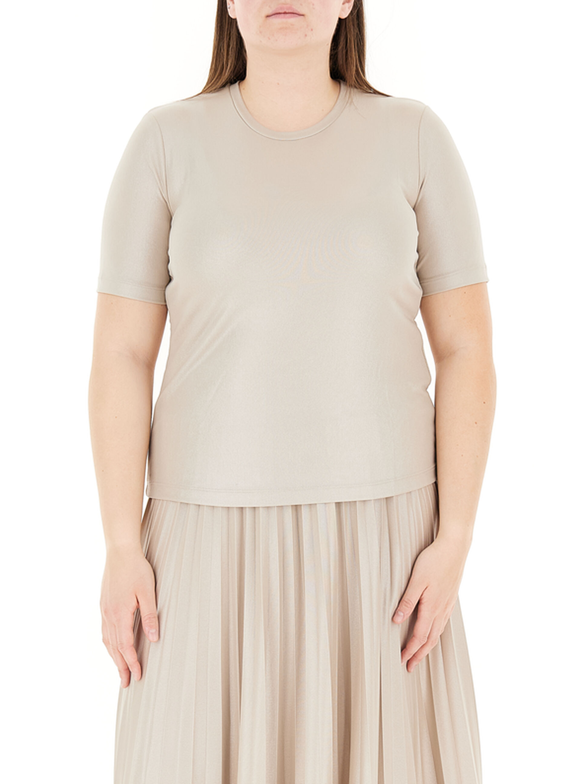 T-shirt girocollo BEIGE XL