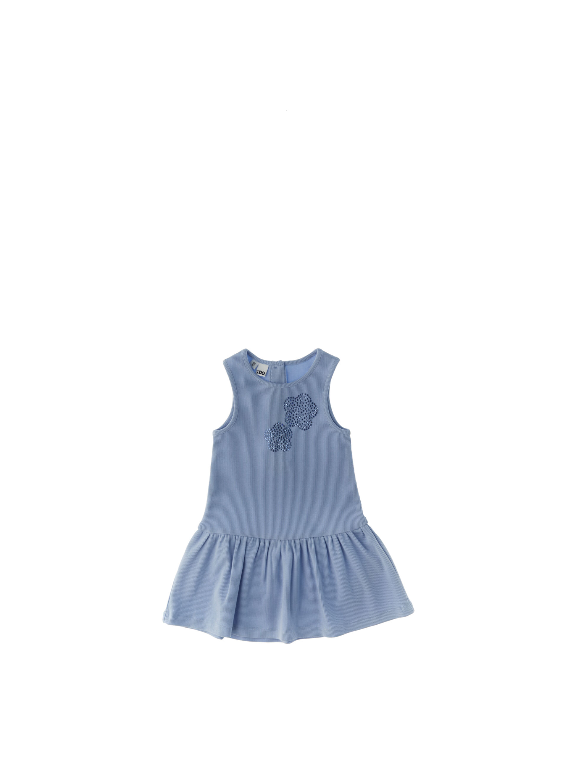 Abito smanicato AZZURRO POLVERE 24M