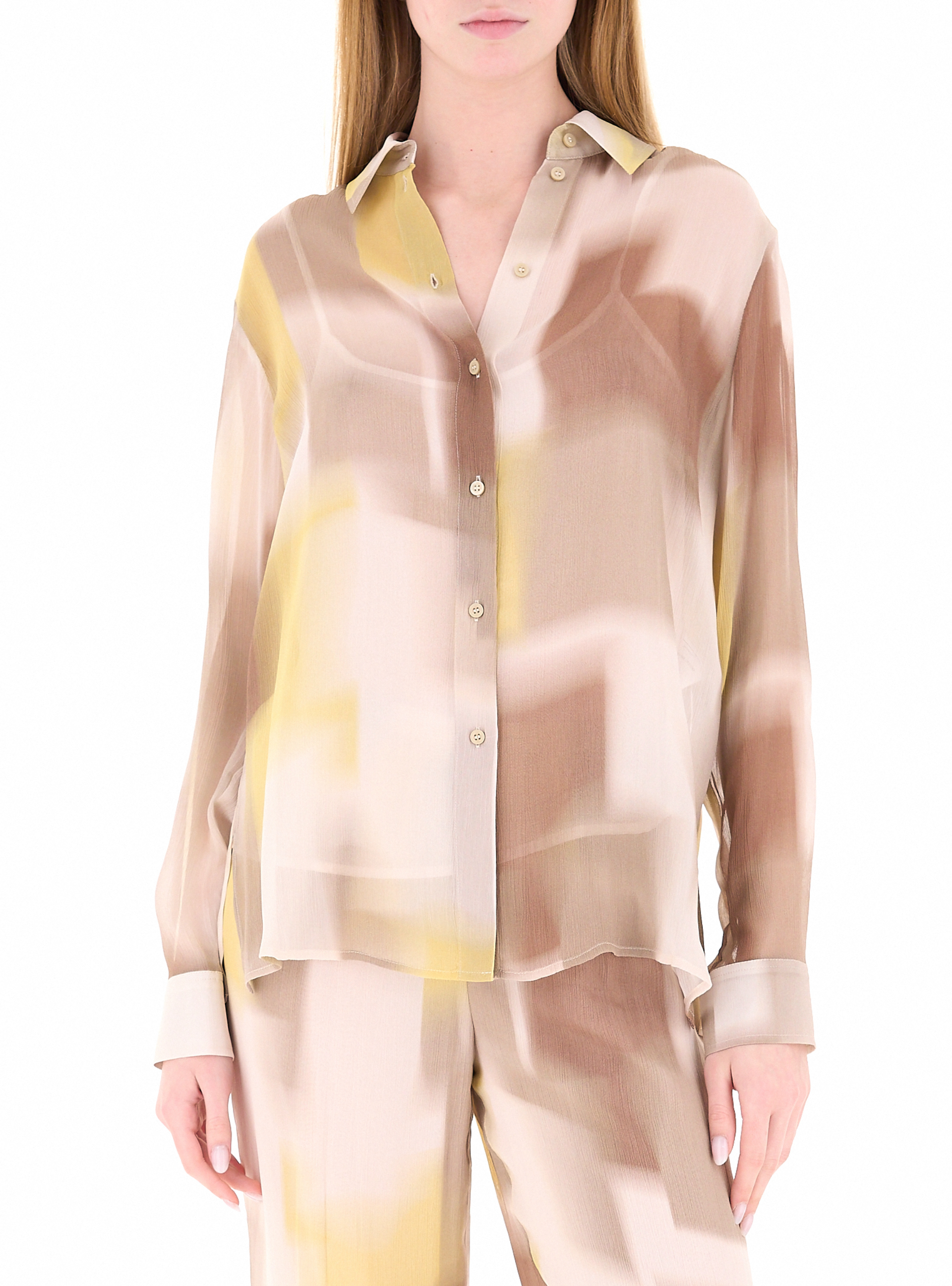 Camicia in viscosa BEIGE M