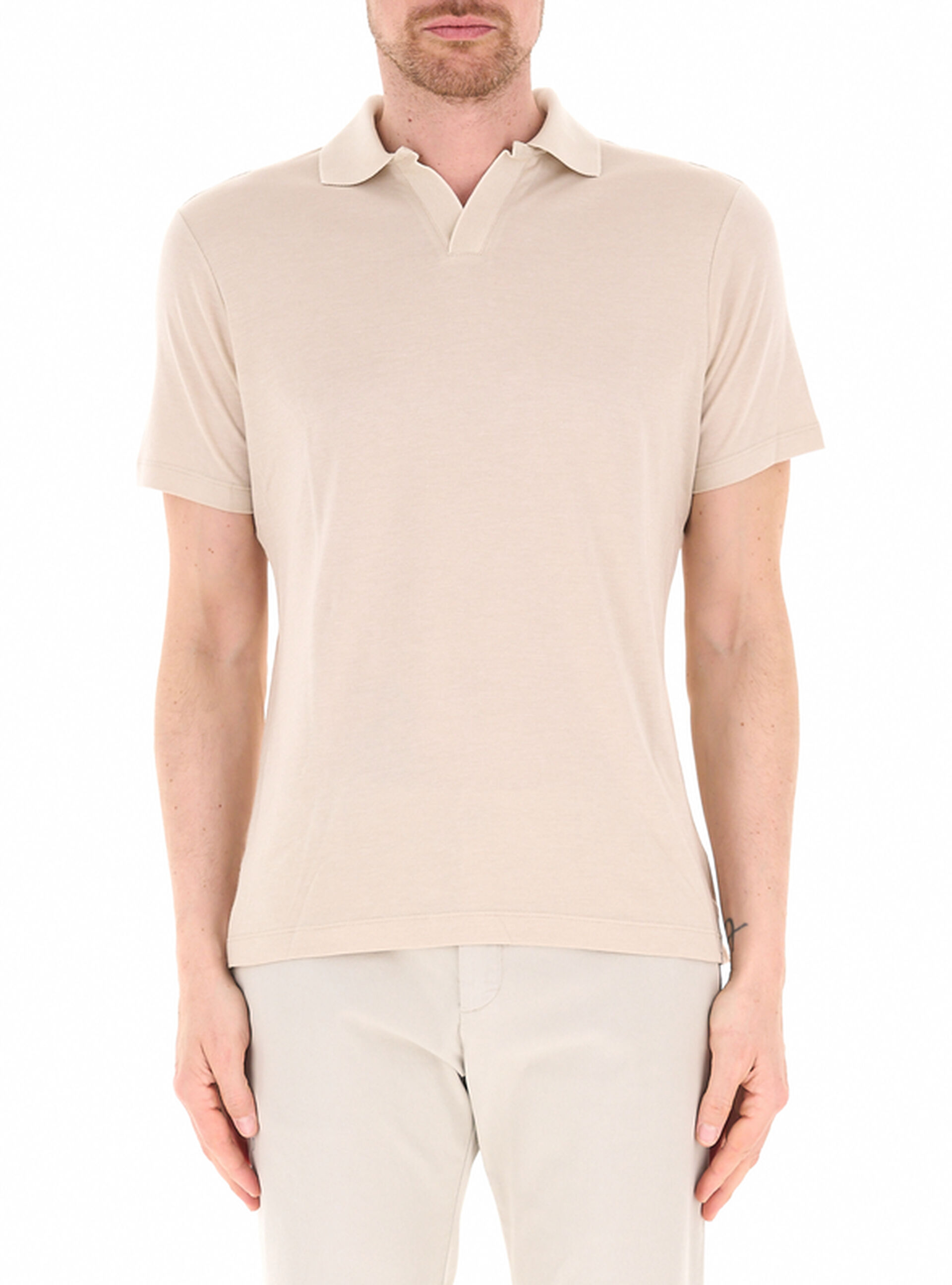 Polo maniche corte BEIGE