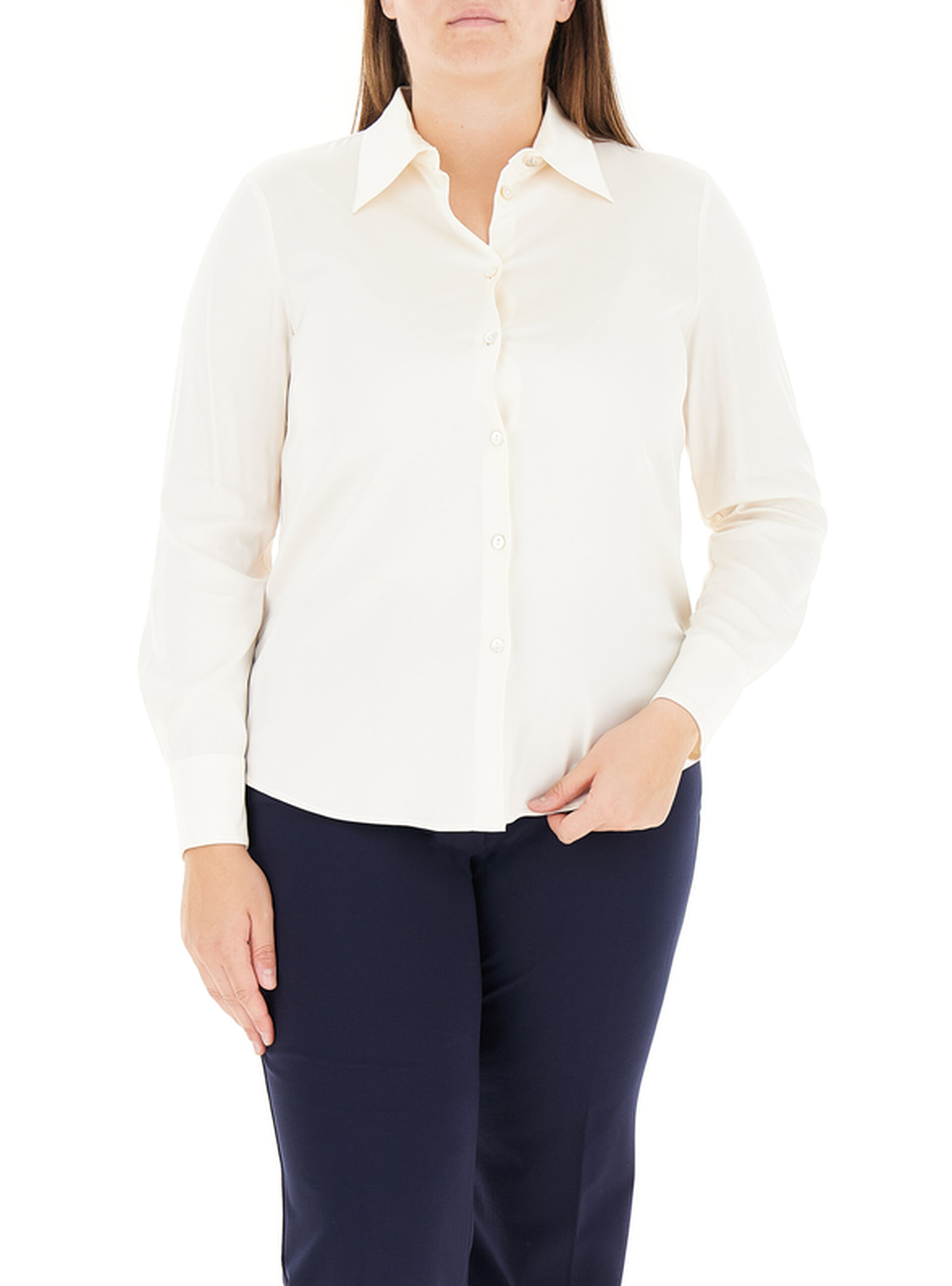 Camicia in viscosa PANNA